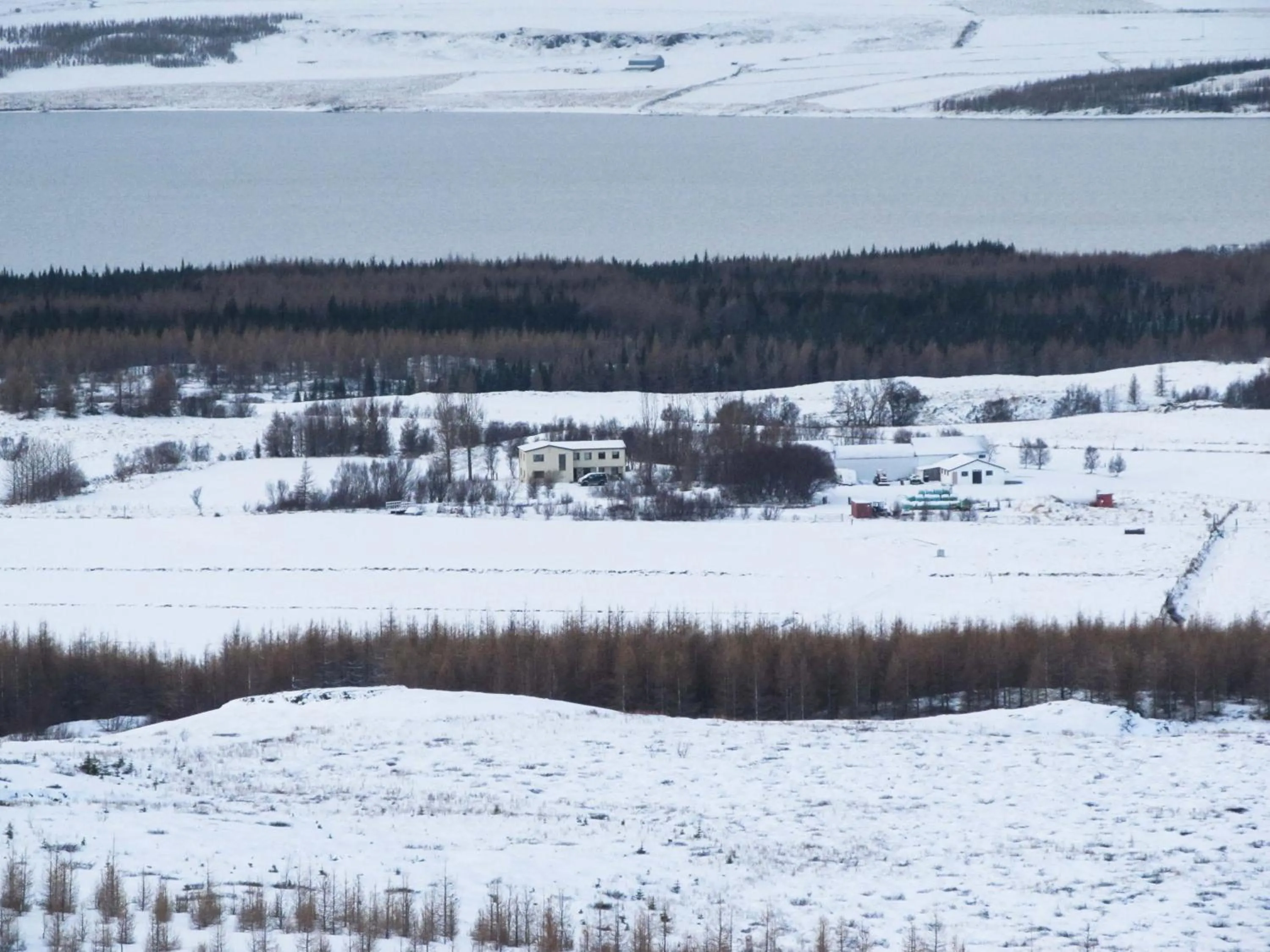 Property building in Mjóanes accommodation