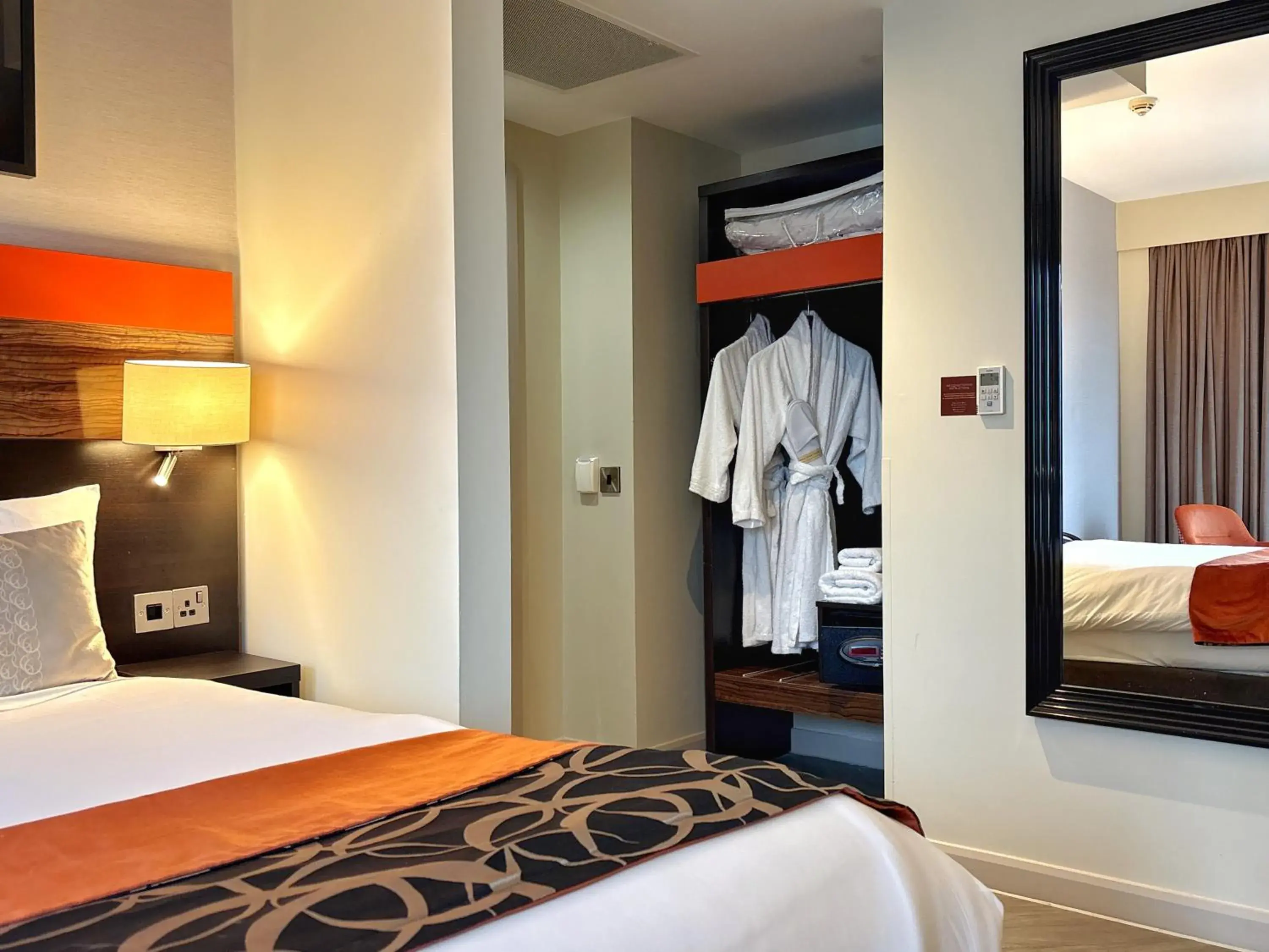 wardrobe, Bed in Clayton Hotel Cardiff wardrobe, Bed in Clayton Hotel Cardiff