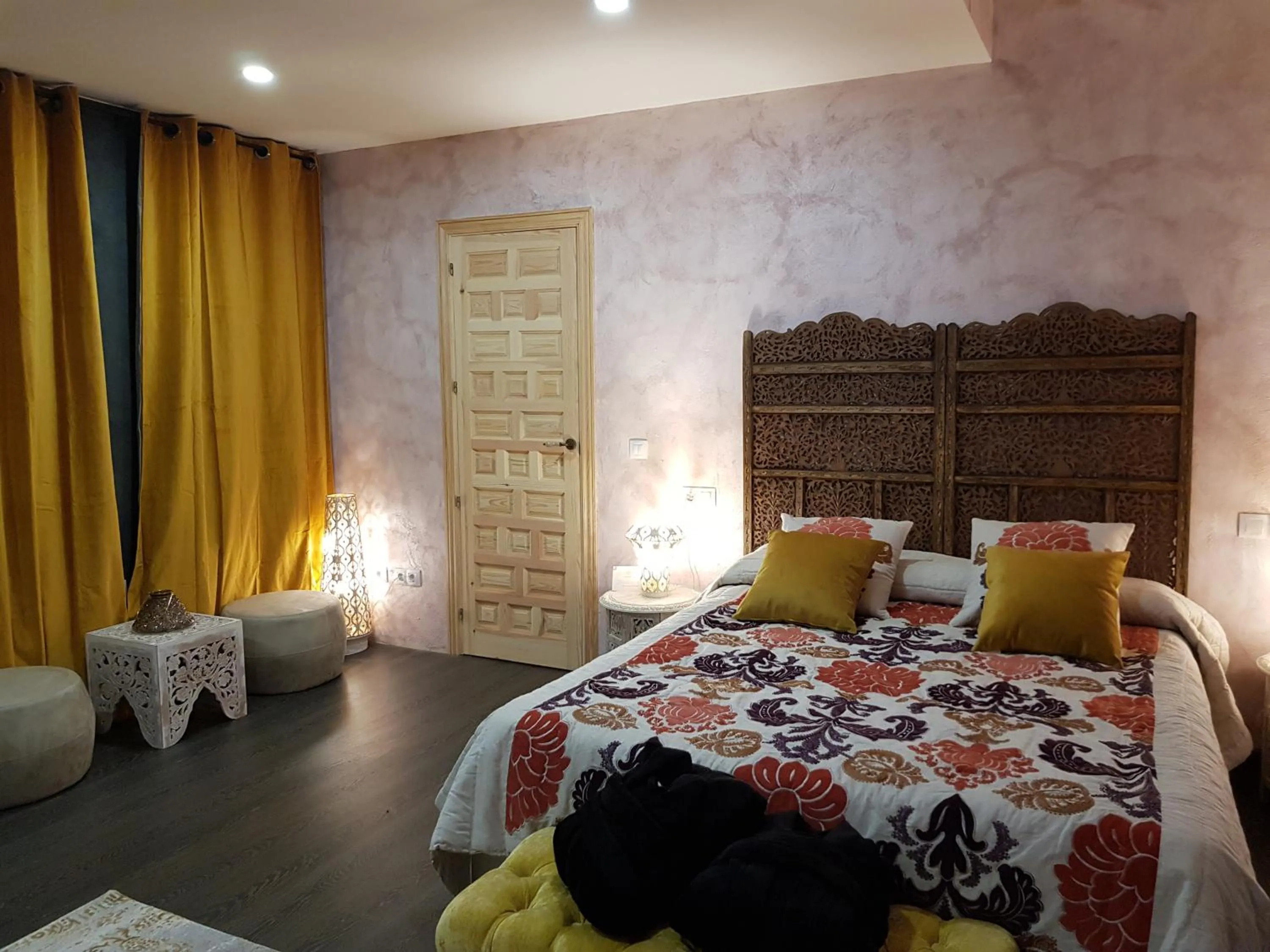 Bed in Riad Medina Mudejar