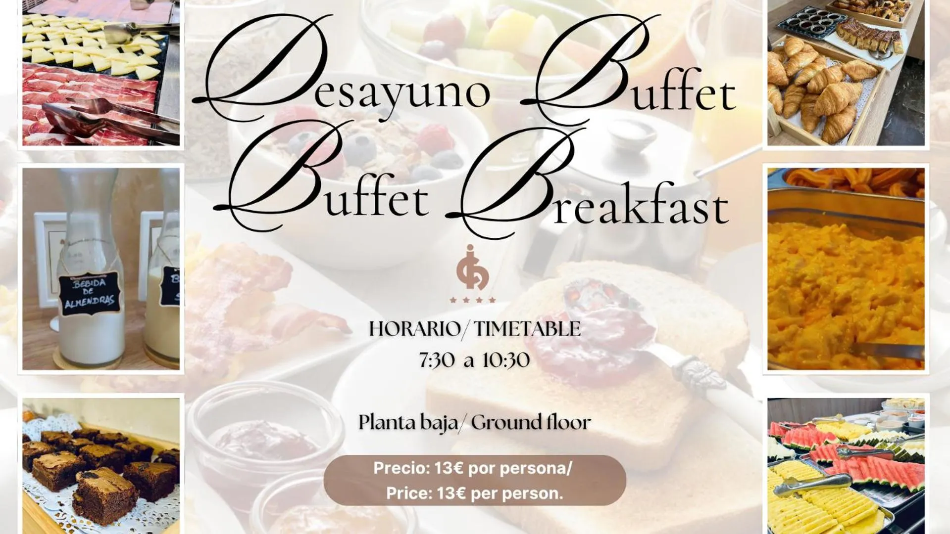 Food and drinks in Hotel Condestable Iranzo