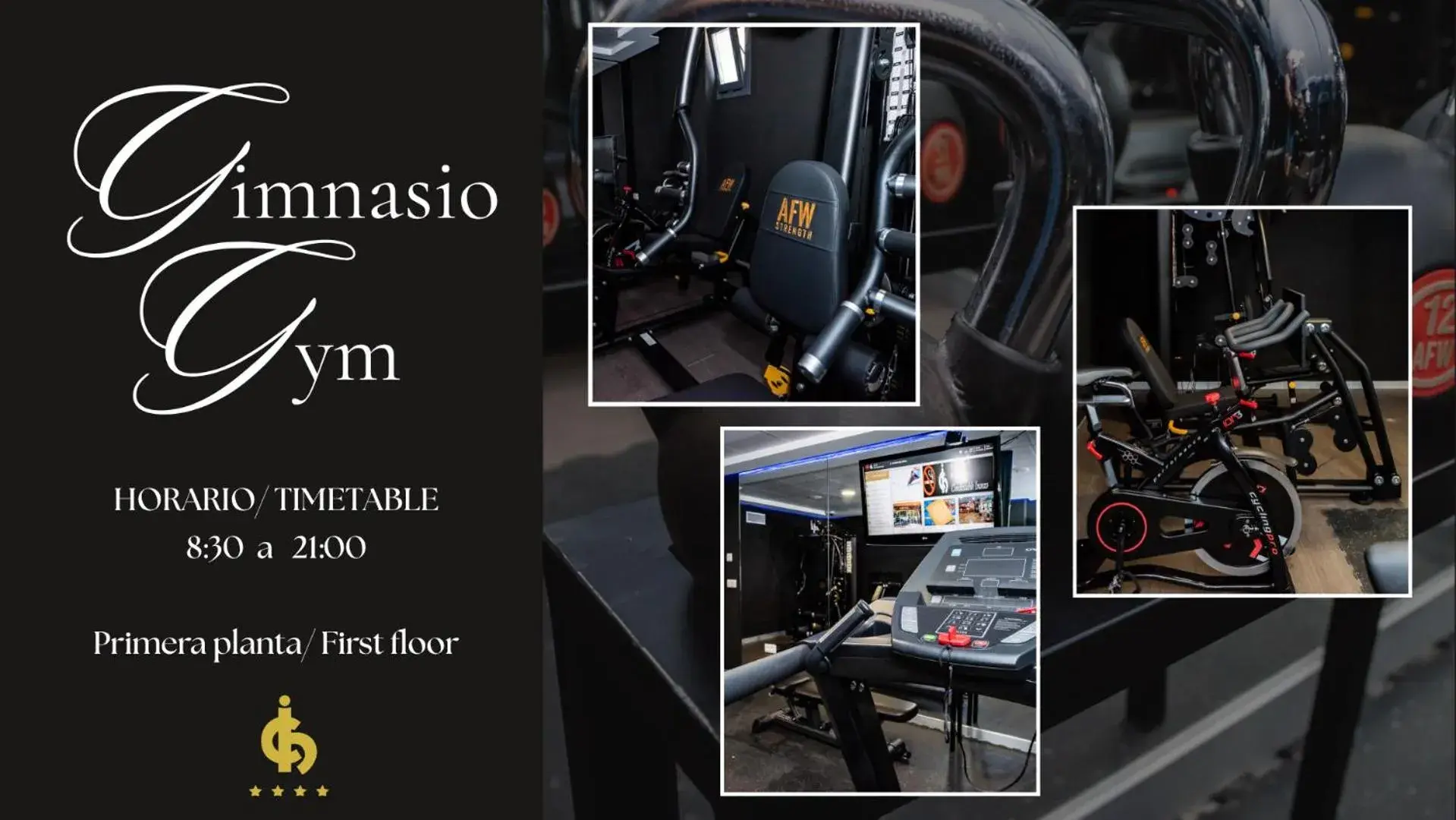 Fitness centre/facilities in Hotel Condestable Iranzo Fitness centre/facilities in Hotel Condestable Iranzo