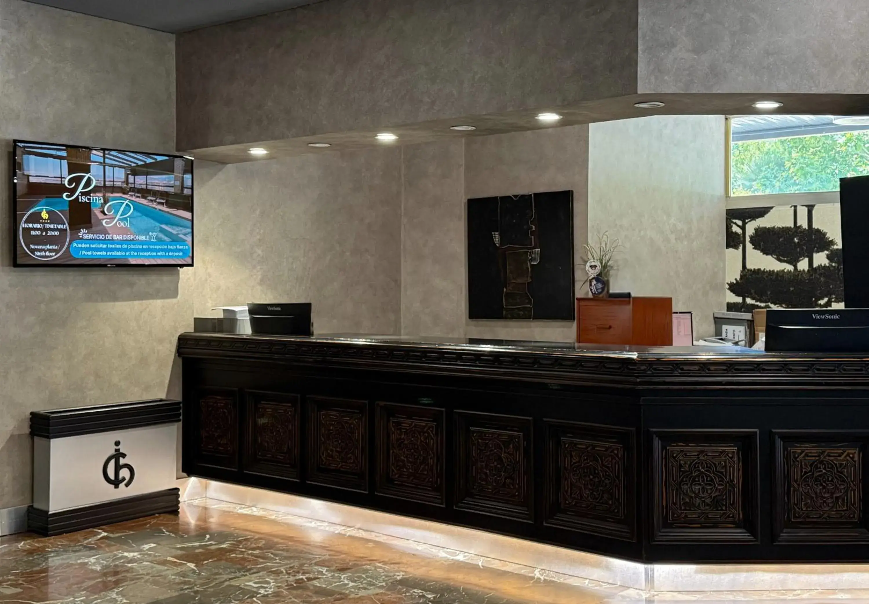 Lobby or reception in Hotel Condestable Iranzo Lobby or reception in Hotel Condestable Iranzo
