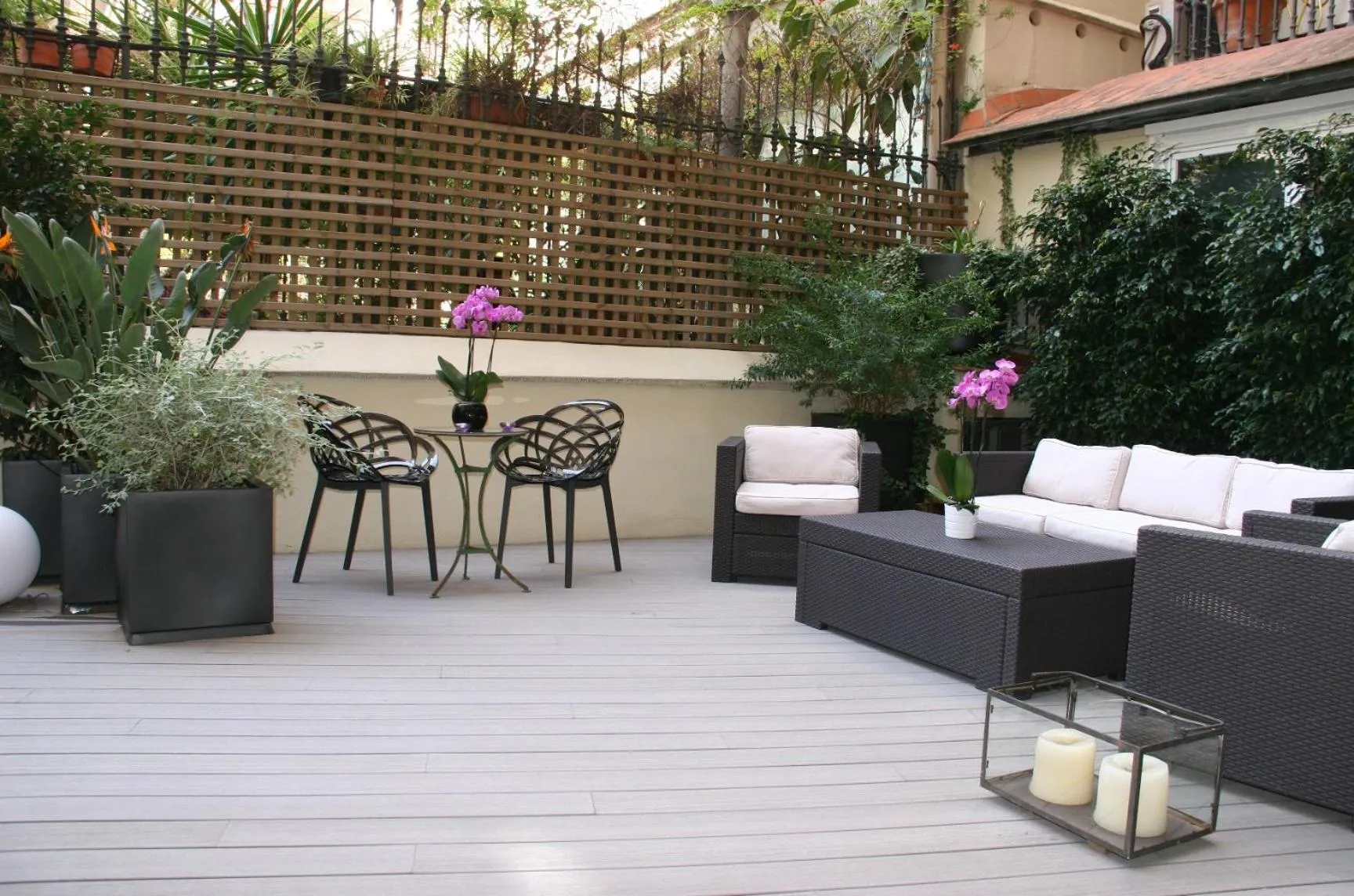 Garden view in Anba Boutique