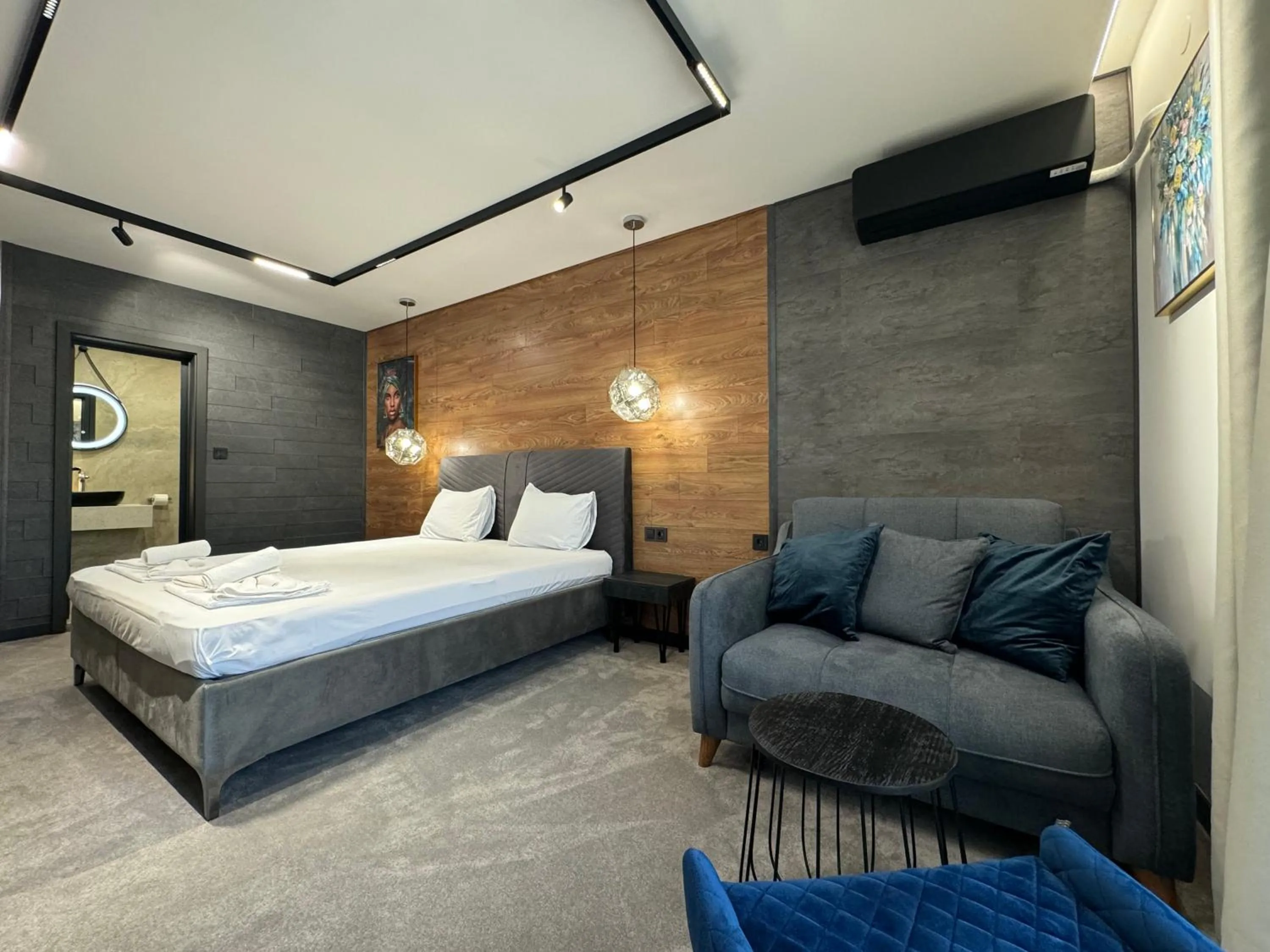 Bed in Perun Hotel Sandanski