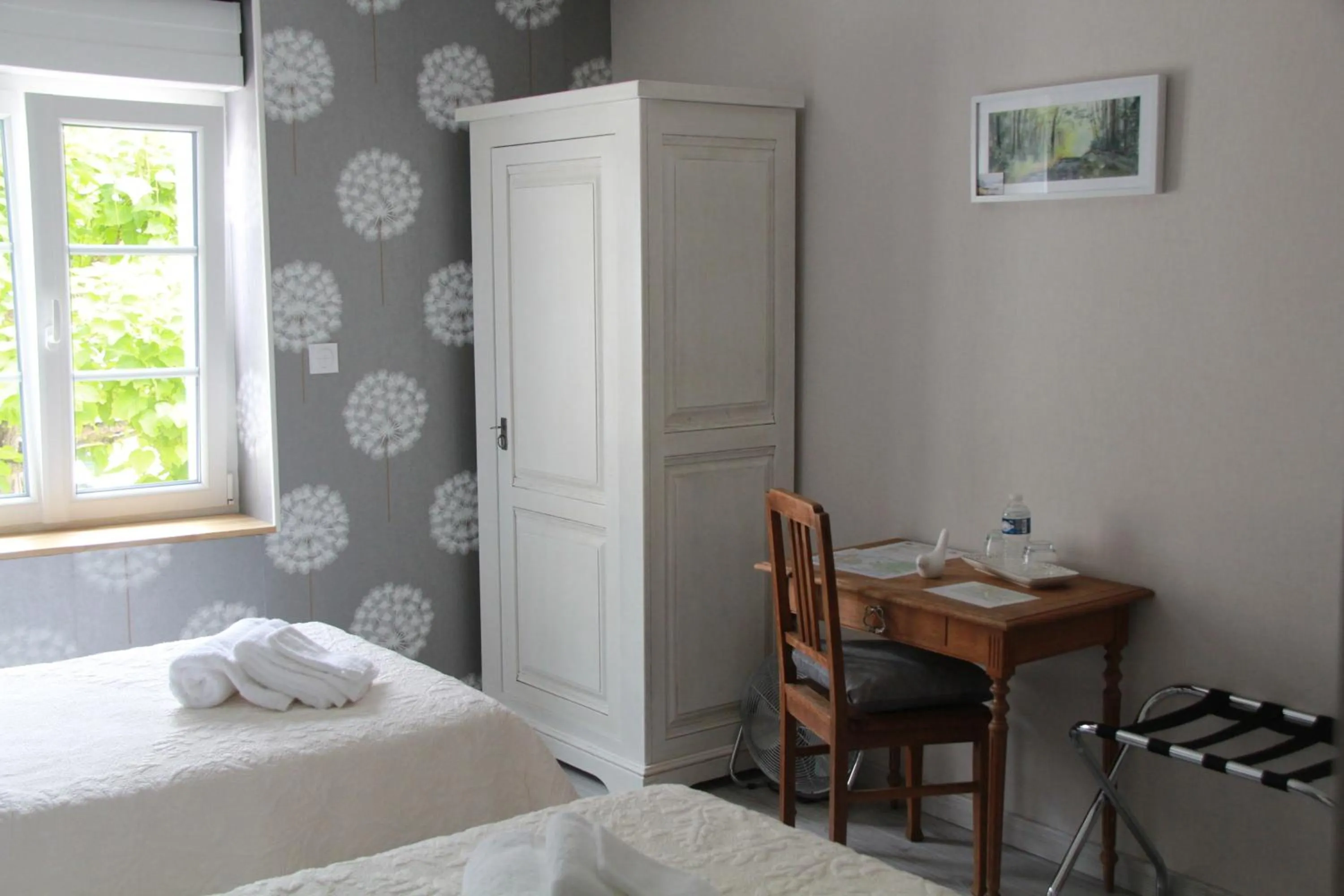 Bed in Manoir le Bout du Pont-Chambres d'Hôtes