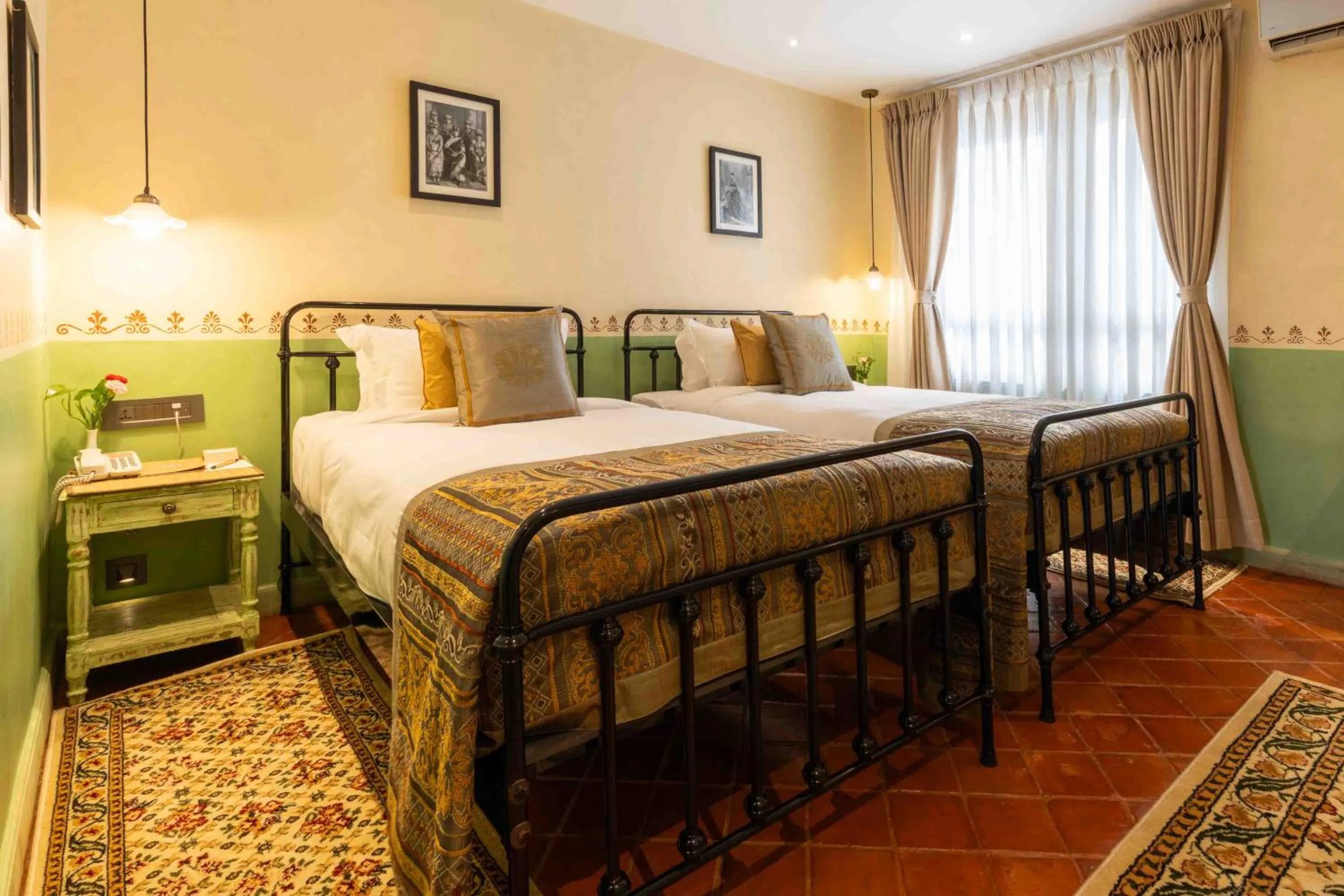 Bed in Nepali Ghar Hotel, Thamel - Your Home In Nepal