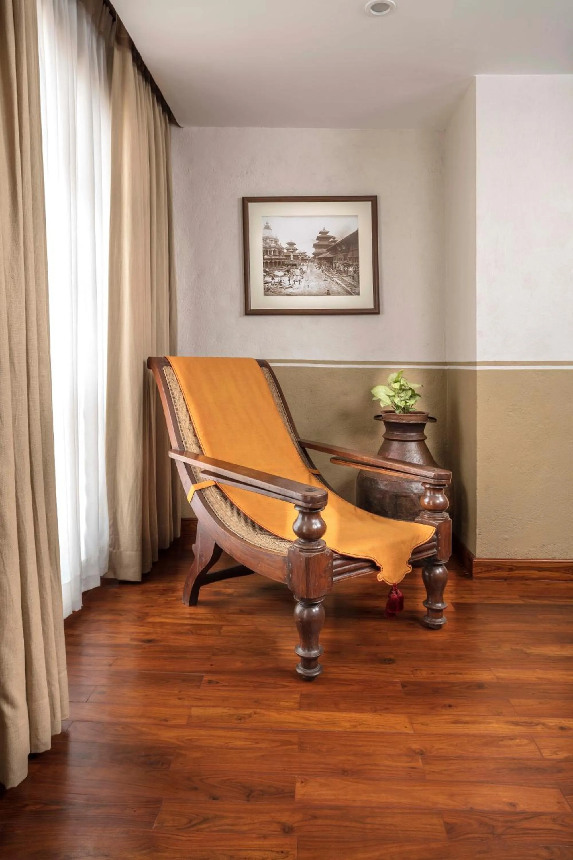 Living room in Nepali Ghar Hotel, Thamel - Your Home In Nepal