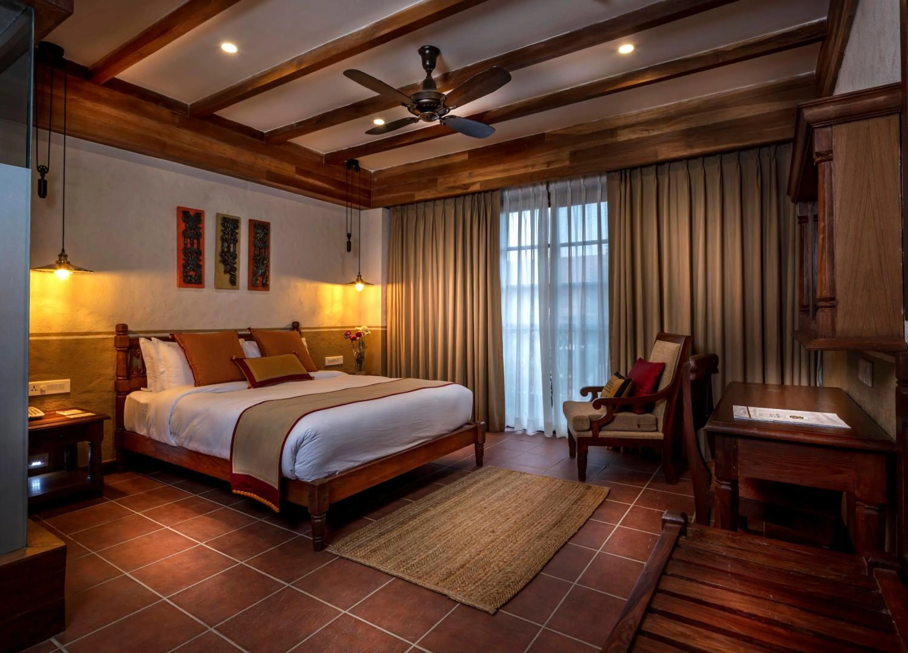 Bed in Nepali Ghar Hotel, Thamel - Your Home In Nepal