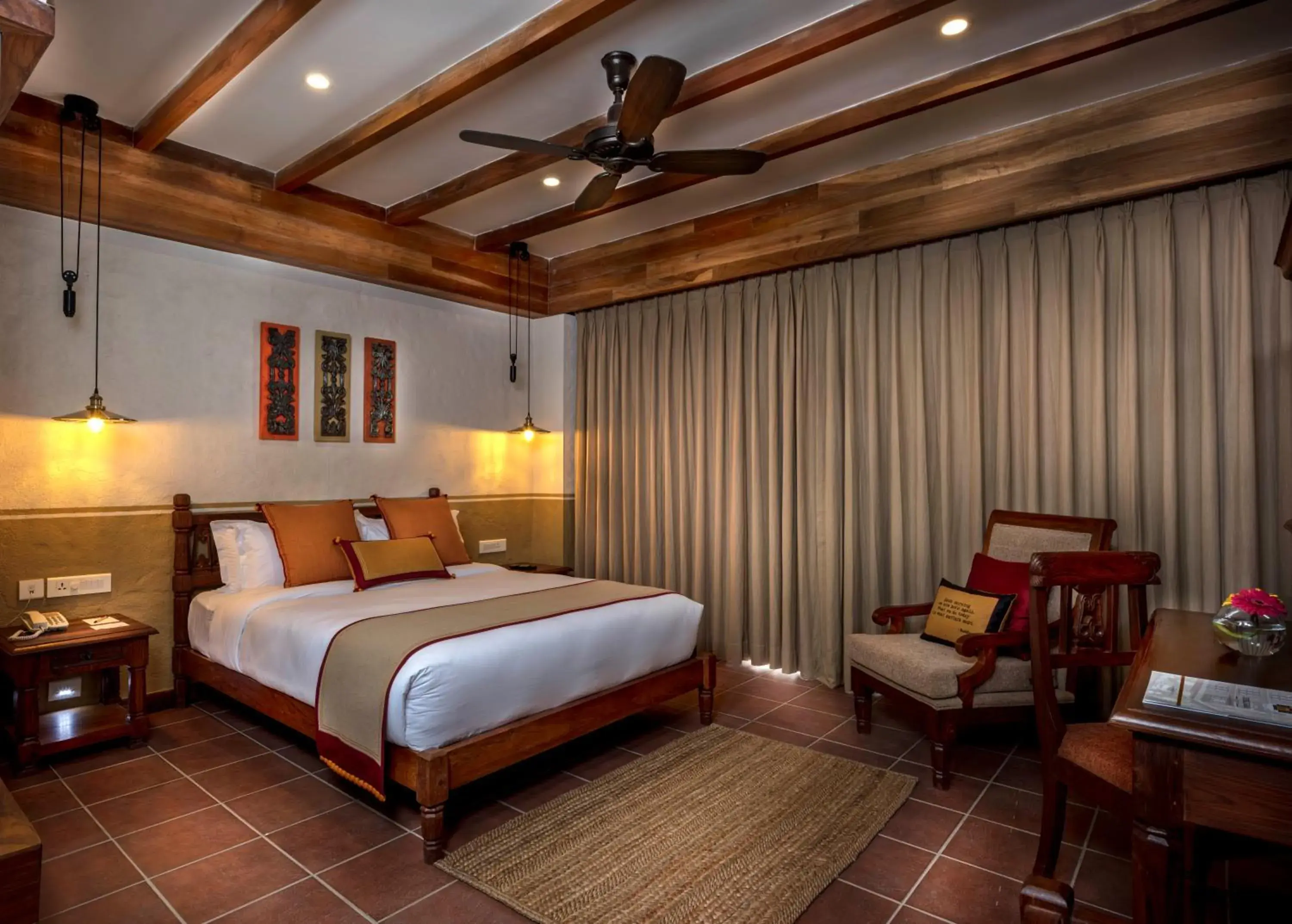 Photo of the whole room, Bed in Nepali Ghar Hotel Photo of the whole room, Bed in Nepali Ghar Hotel