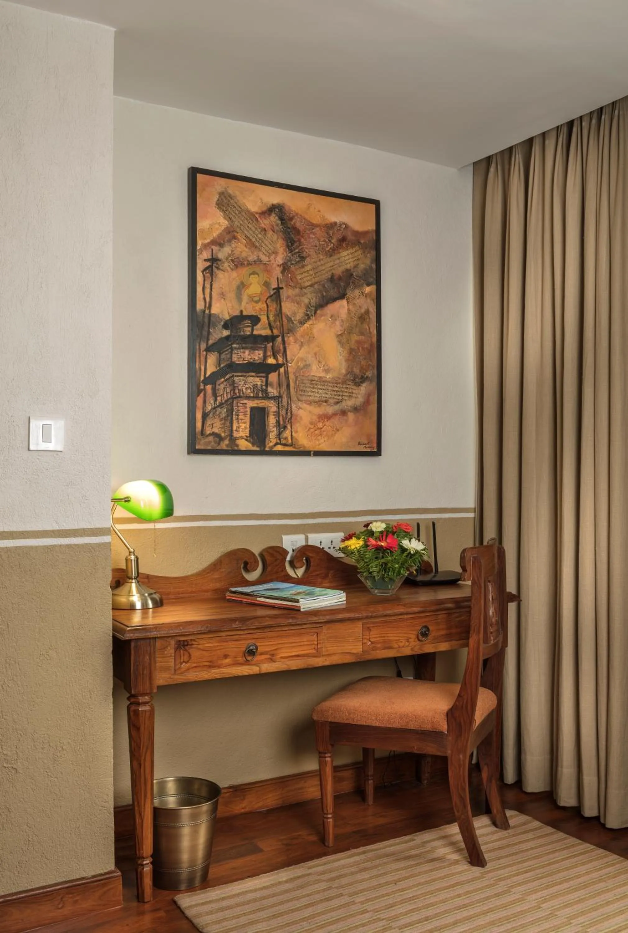 TV and multimedia in Nepali Ghar Hotel