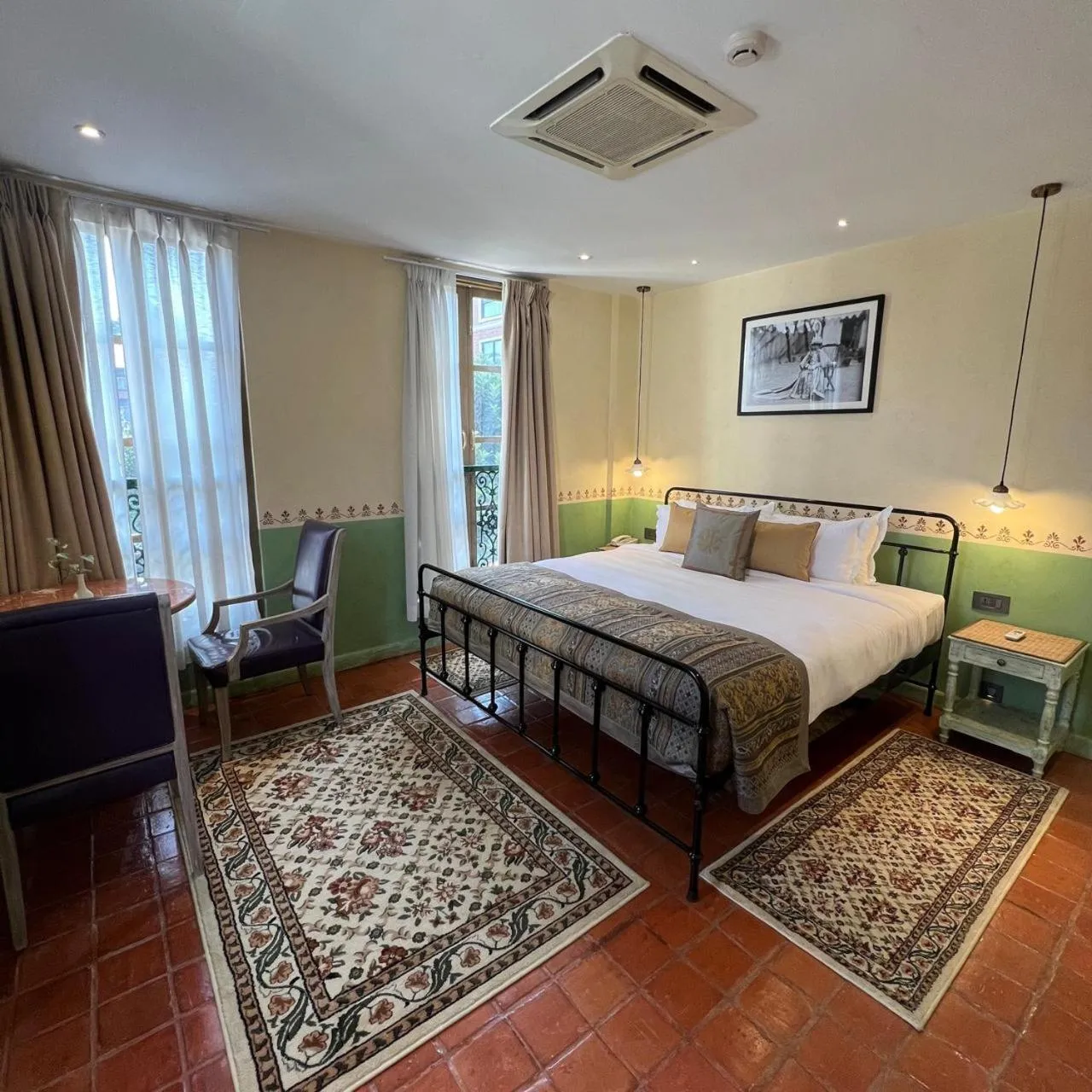 Photo of the whole room, Bed in Nepali Ghar Hotel, Thamel - Your Home In Nepal