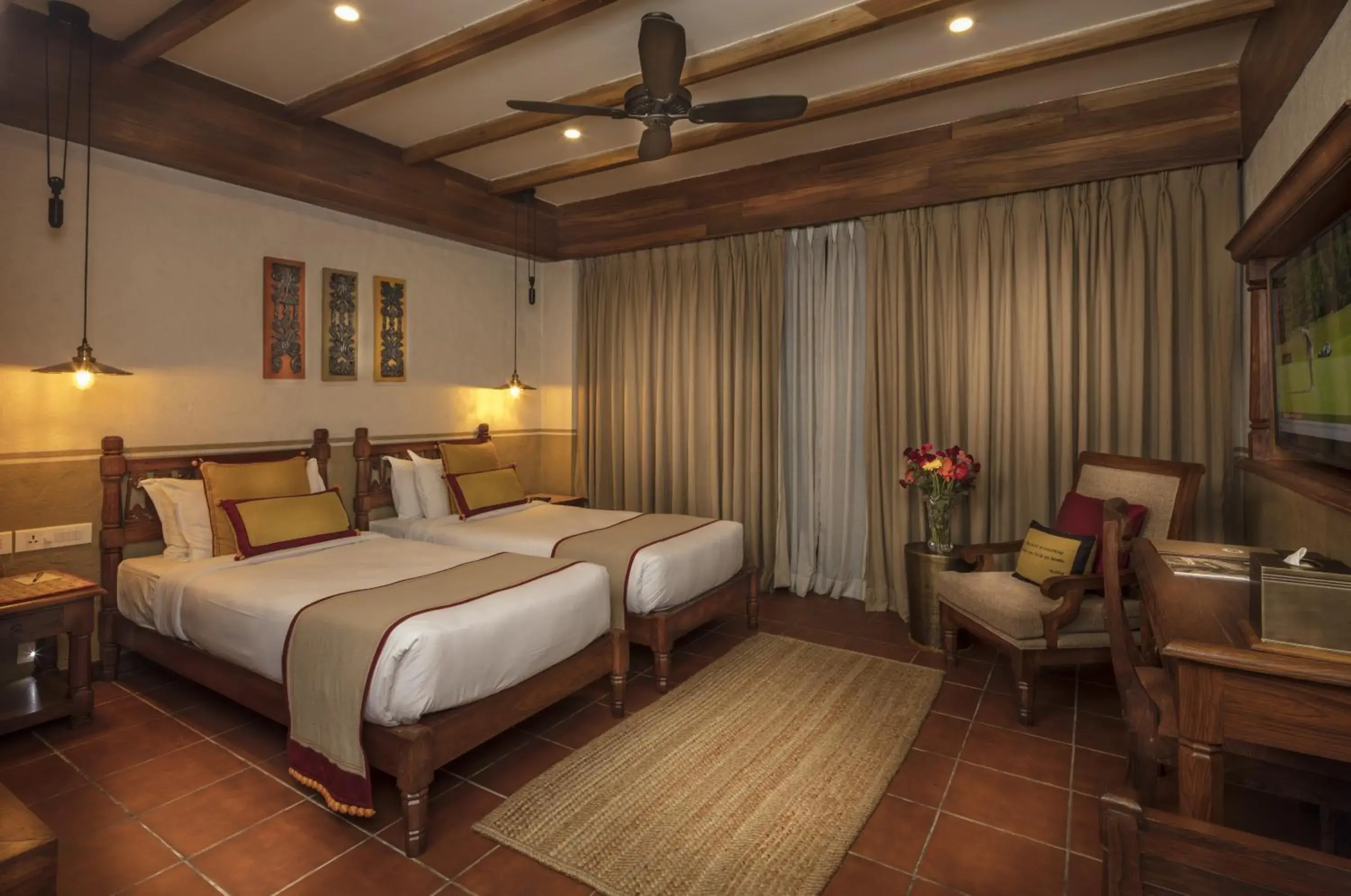 Bed in Nepali Ghar Hotel Bed in Nepali Ghar Hotel