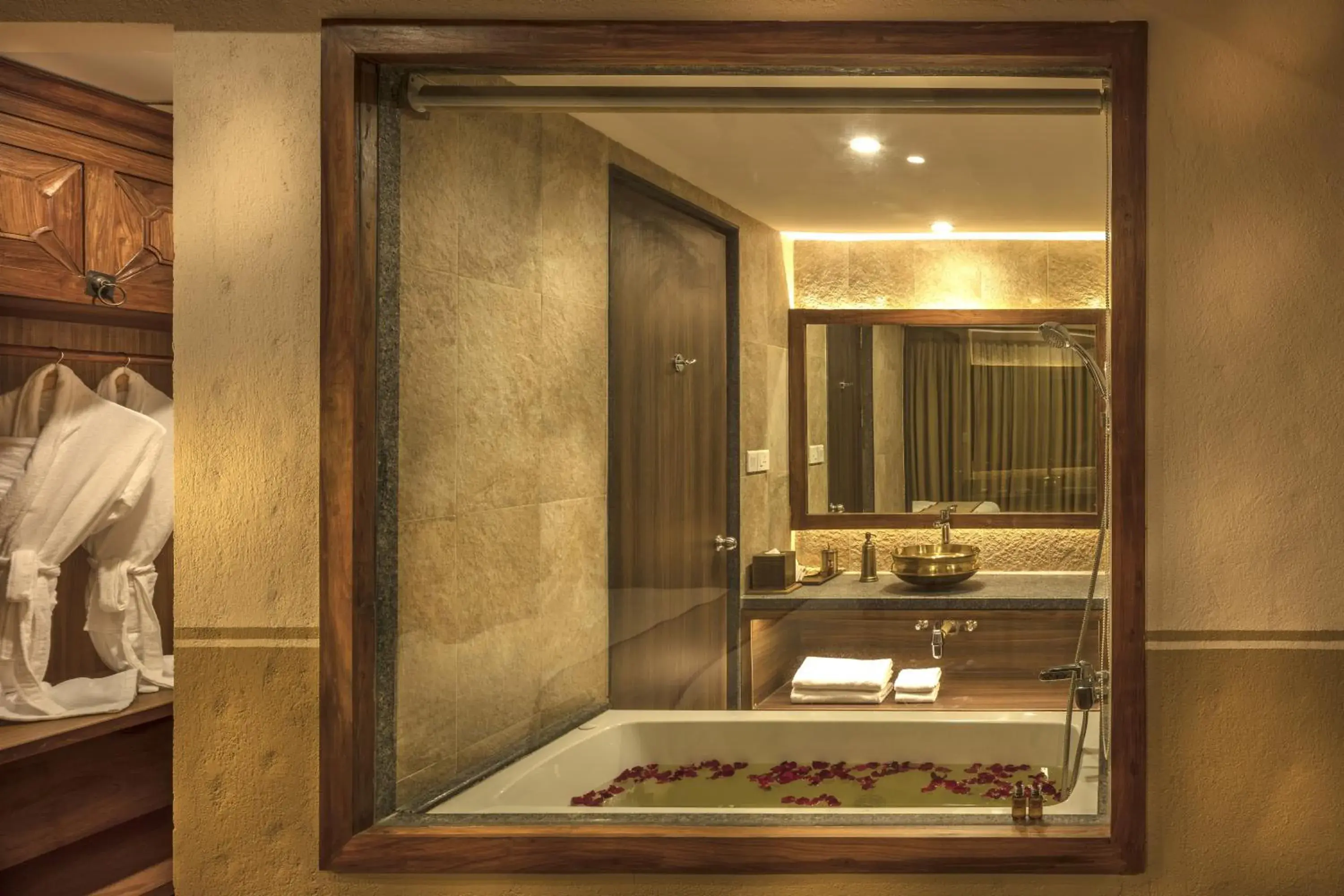 Bathroom in Nepali Ghar Hotel Bathroom in Nepali Ghar Hotel