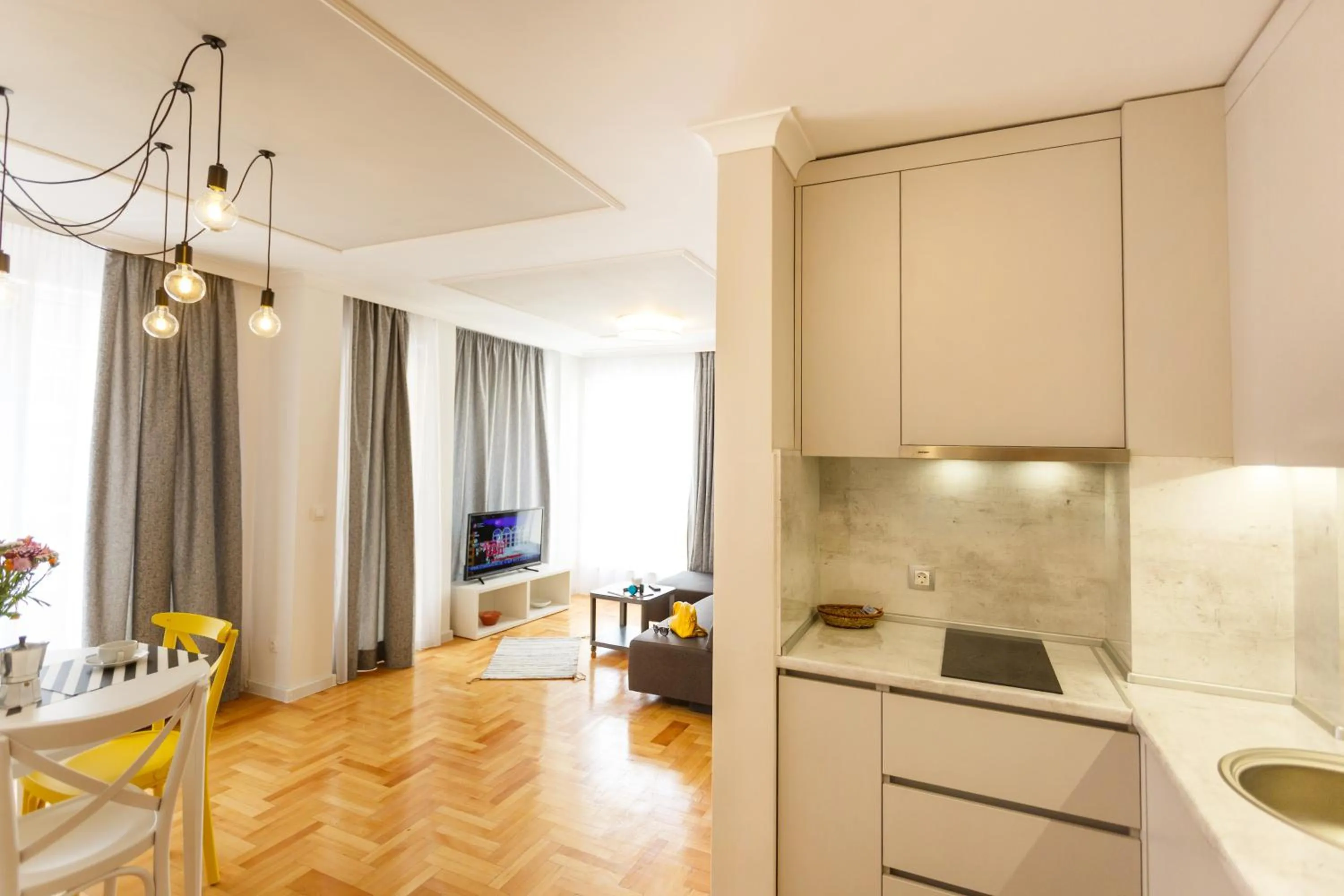 Kitchen or kitchenette in CityResidence Aparthotel