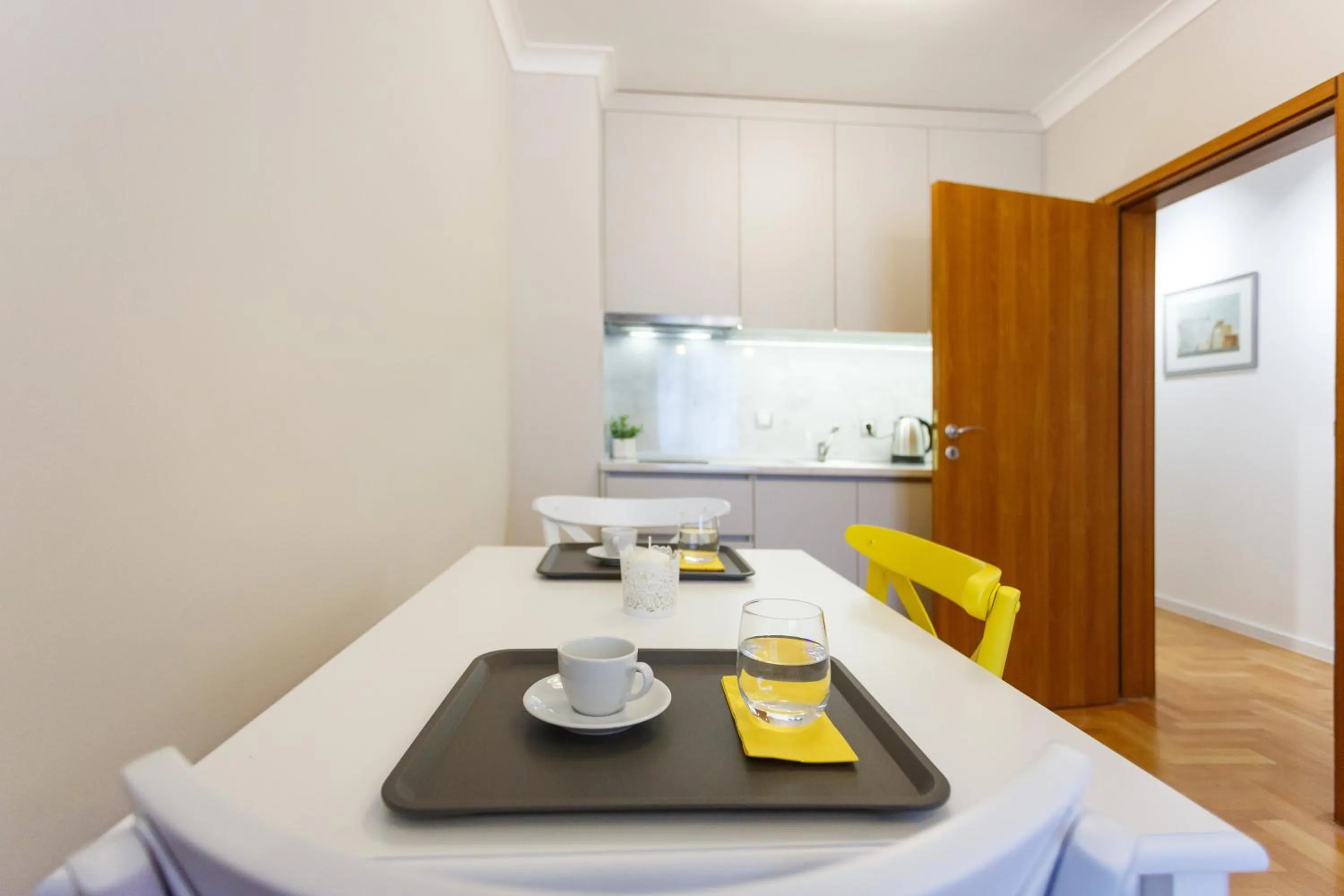Kitchen or kitchenette in CityResidence Aparthotel