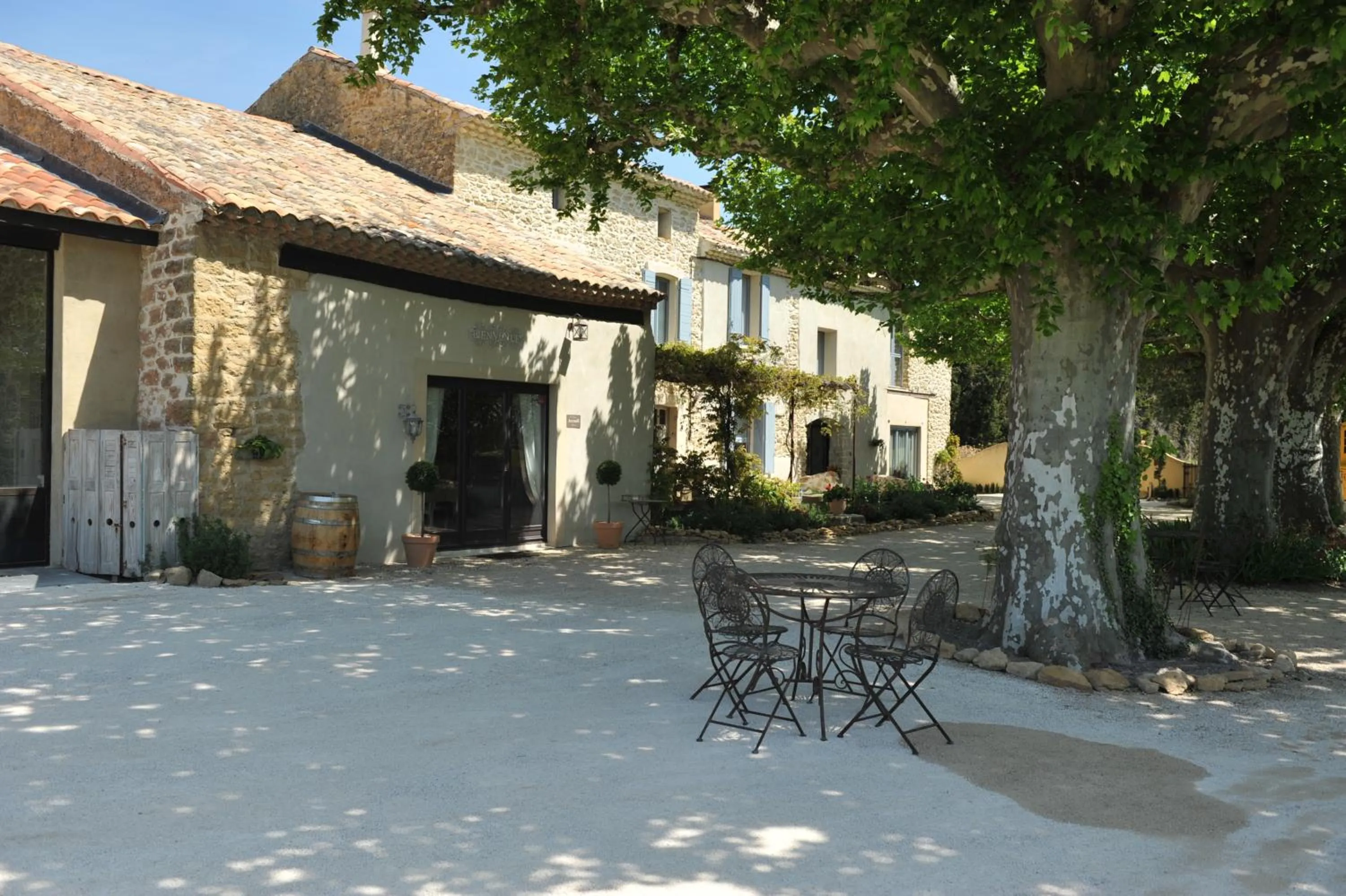 Patio, Property Building in Le Mas Terre des Anges