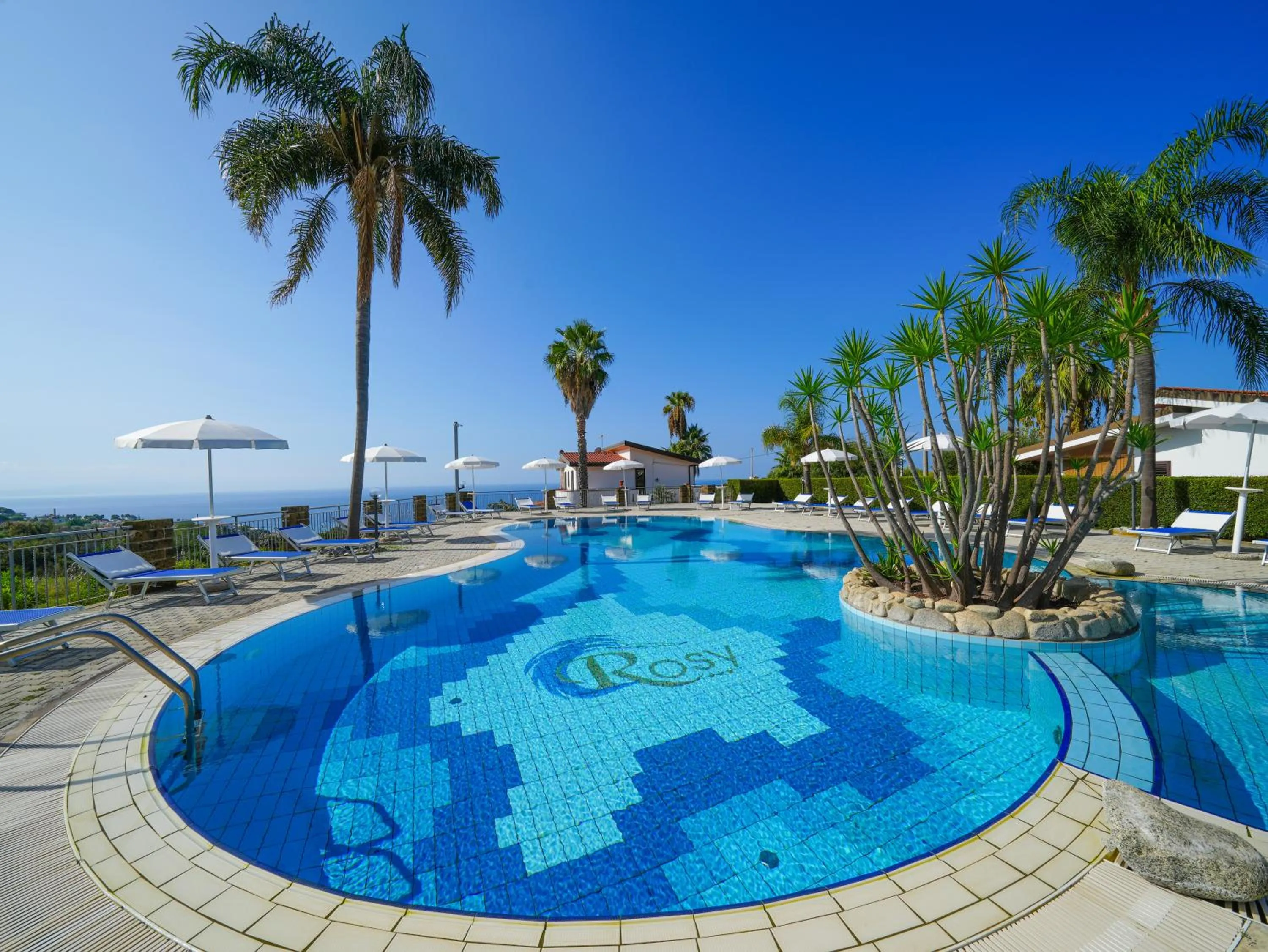Pool view in Rosy Hotel Residence