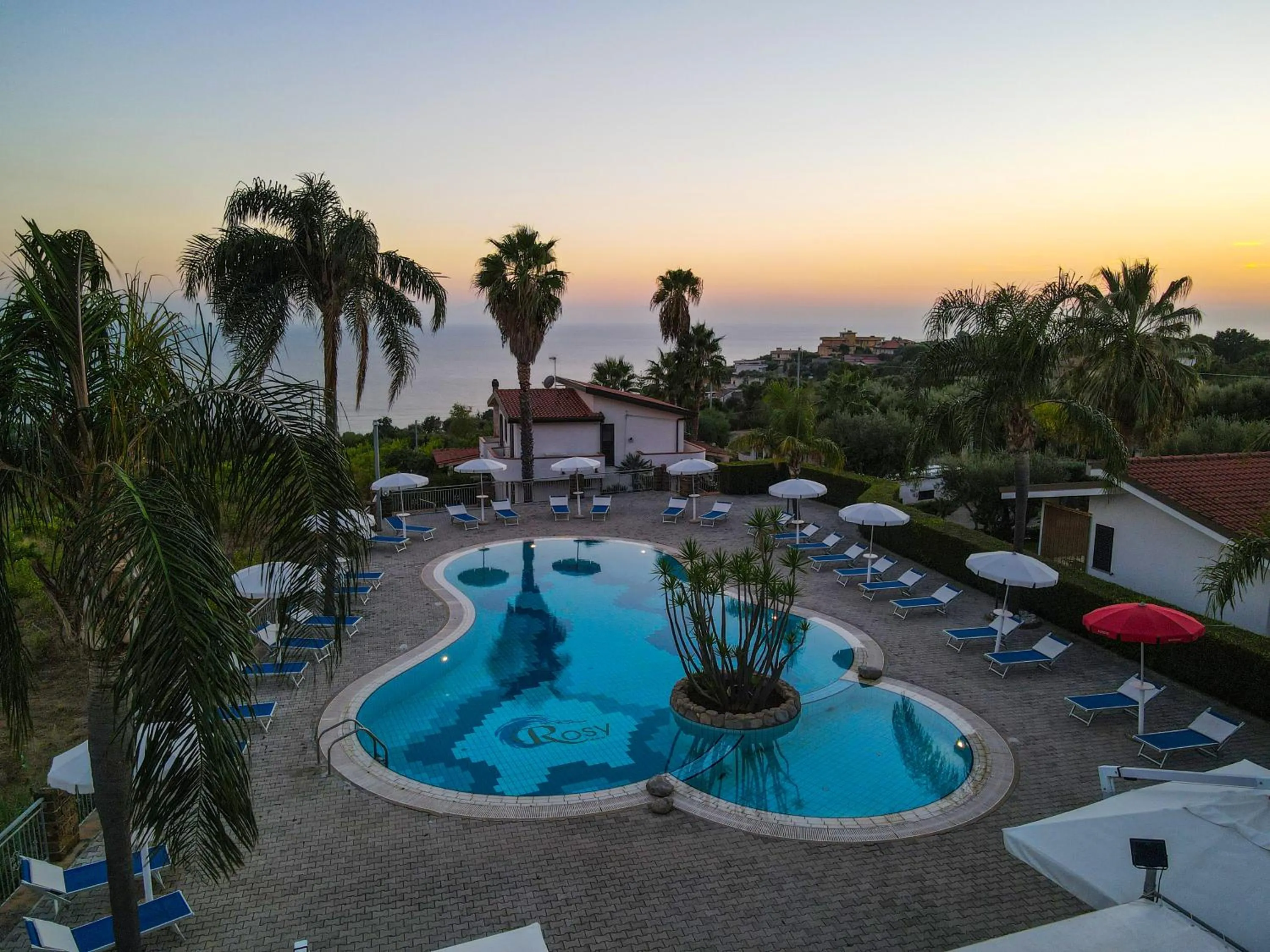 Pool view in Rosy Hotel Residence