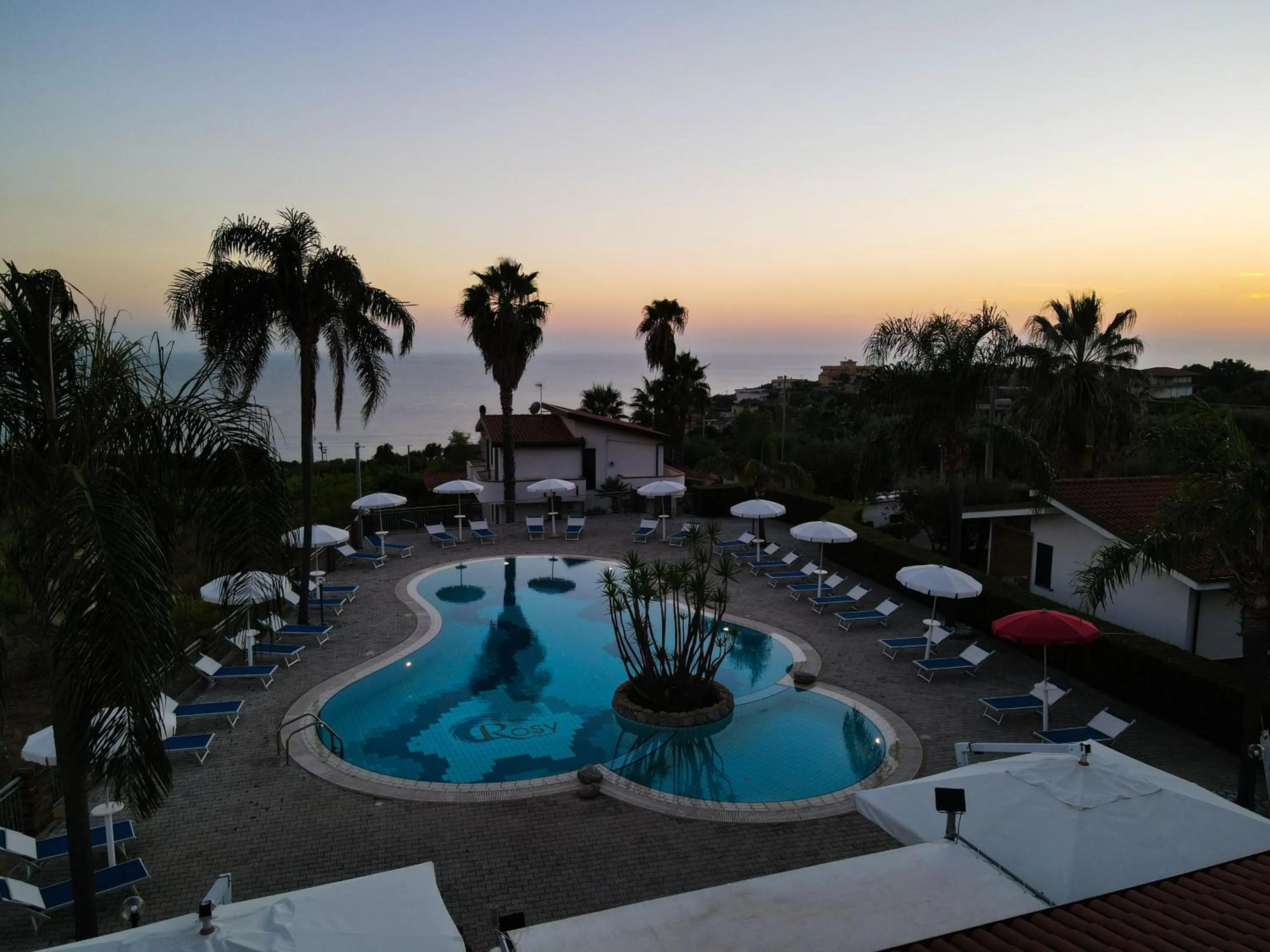 Pool view in Rosy Hotel Residence