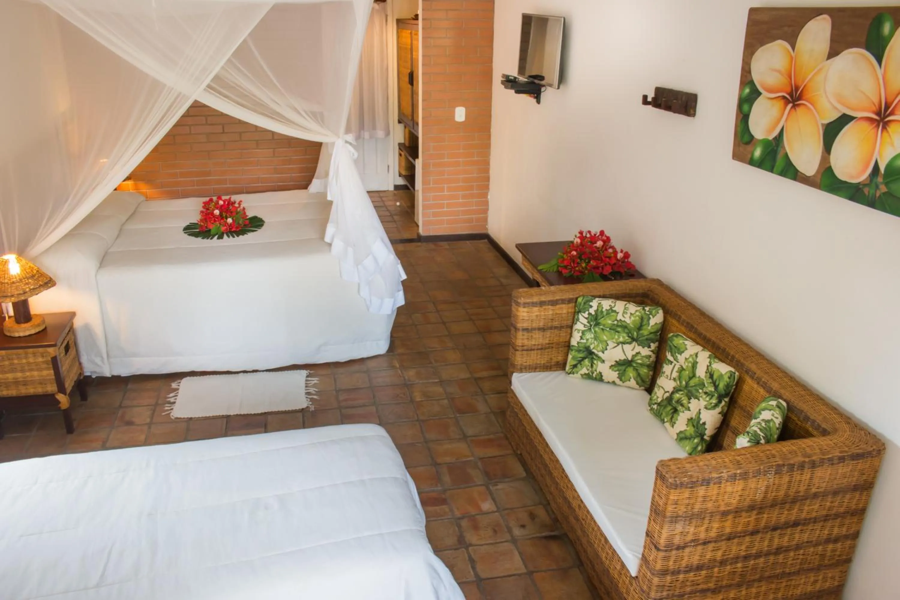 Bed in Beijamar Praia Hotel