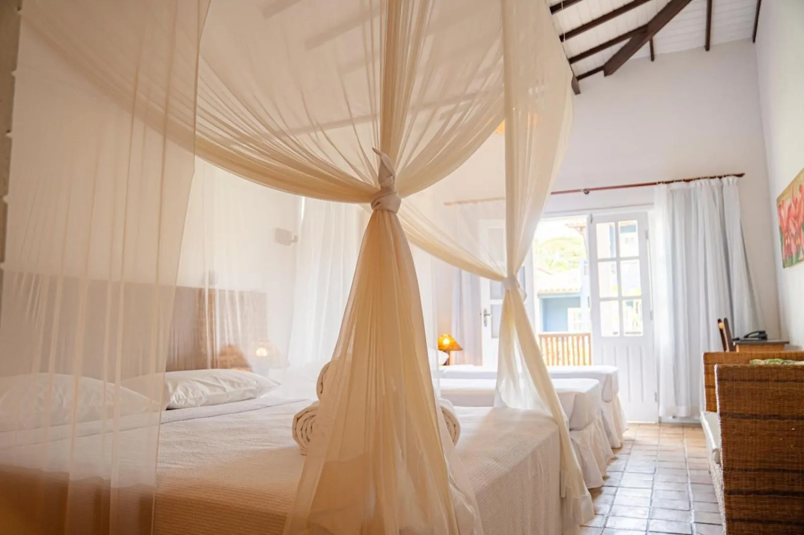 Bed in Hotel Espelho D'Água Arraial e Beach Club