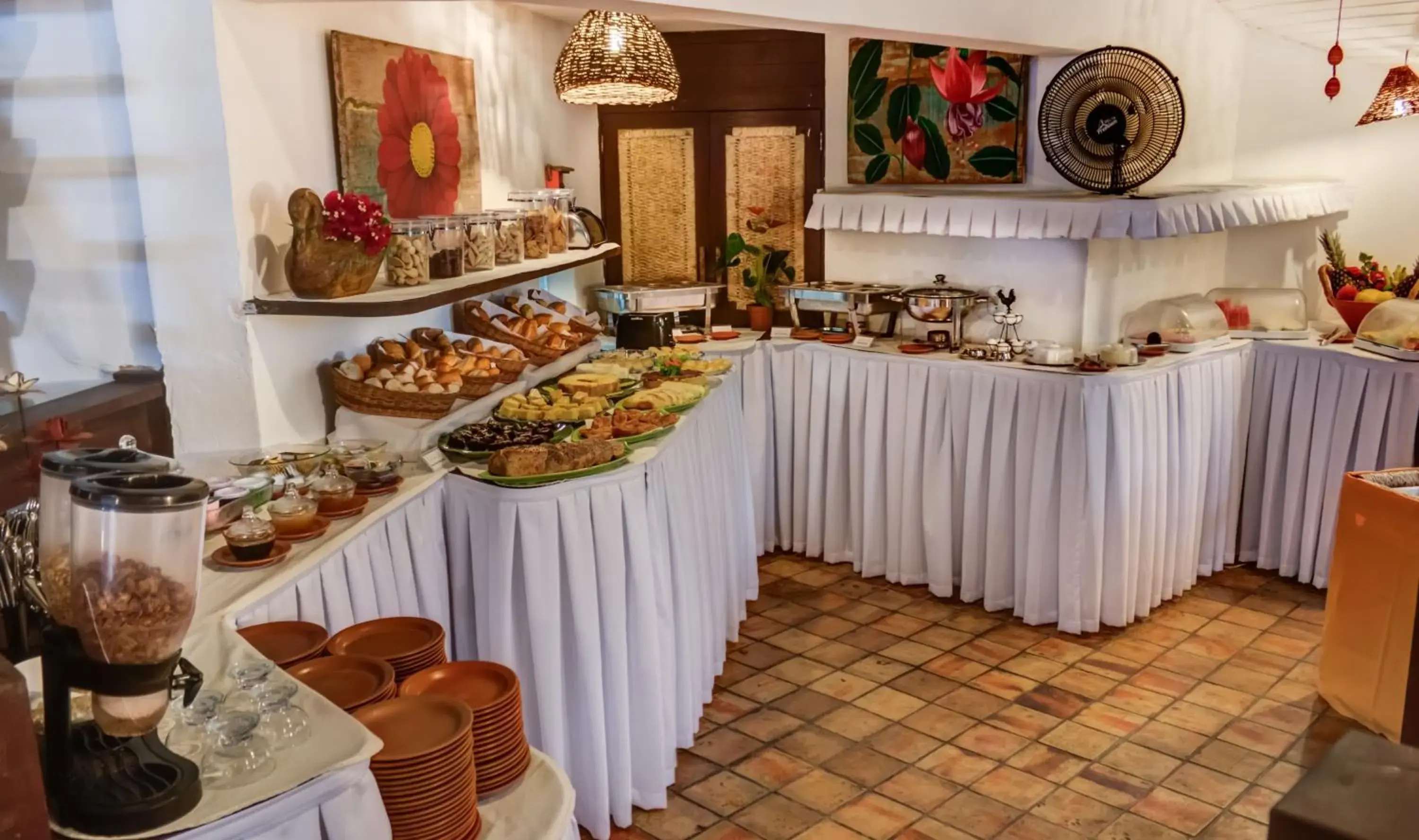 Buffet breakfast in Beijamar Praia Hotel Buffet breakfast in Beijamar Praia Hotel