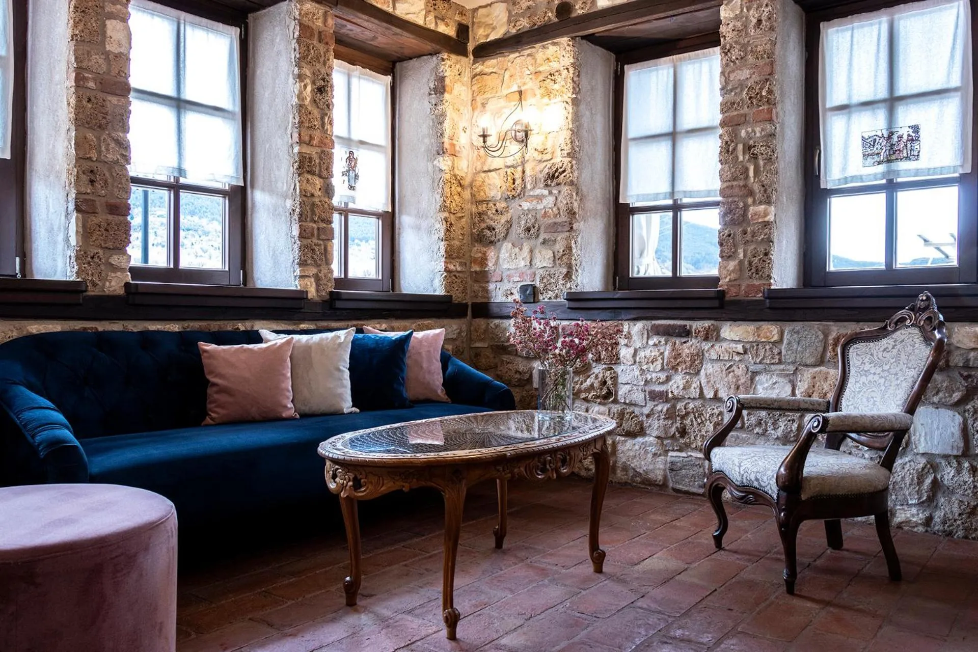 Living room in Ktima Bellou