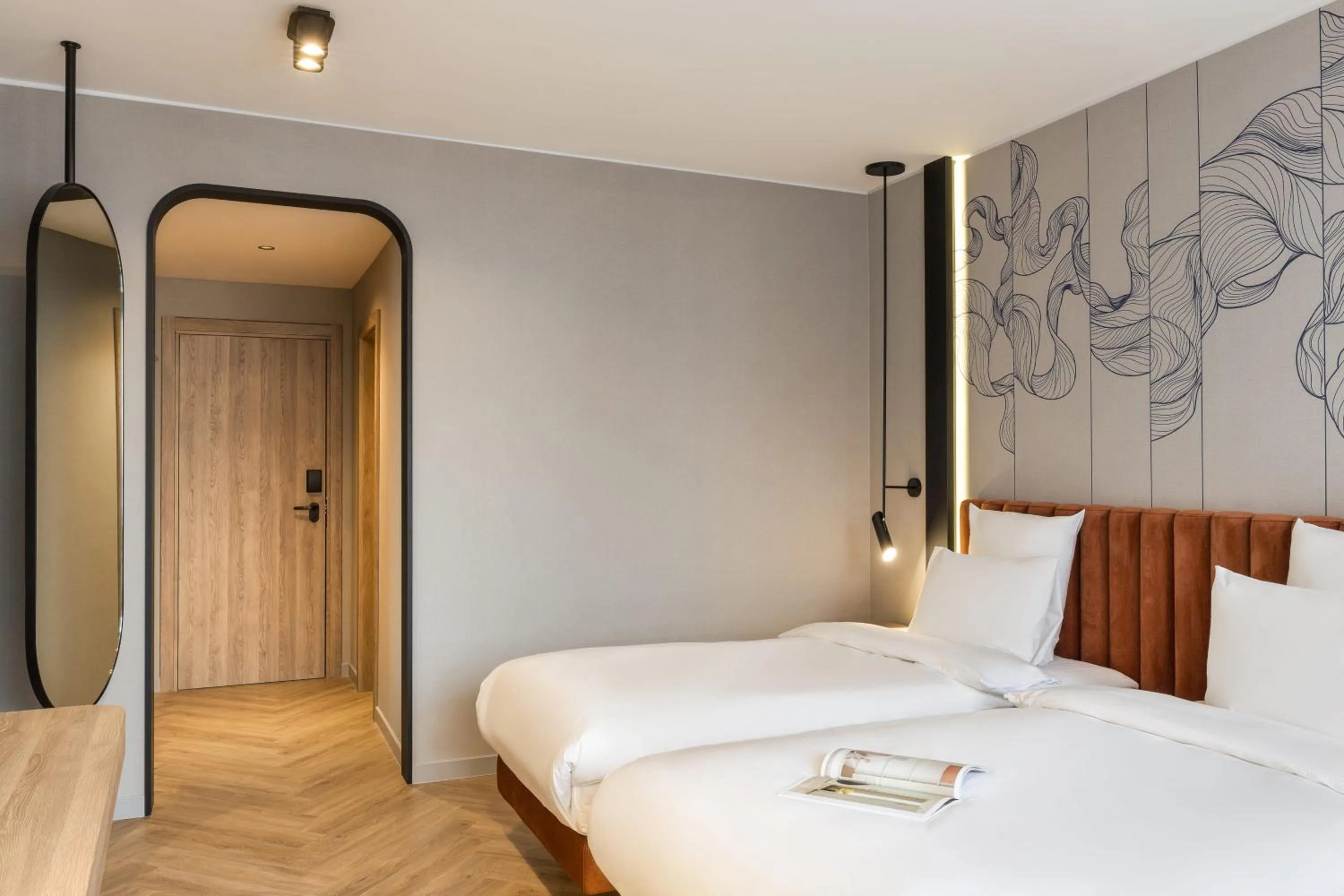 Bed in Mercure Sofia City