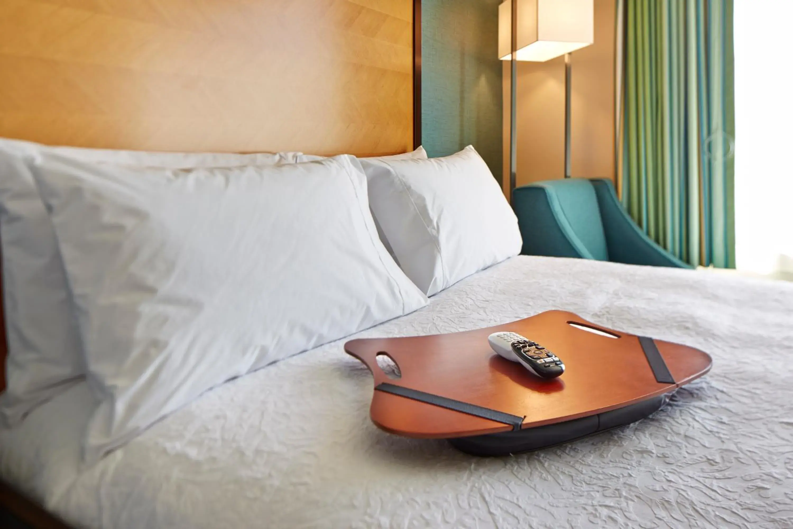 Bed in Hampton Inn San Diego Mission Valley Bed in Hampton Inn San Diego Mission Valley