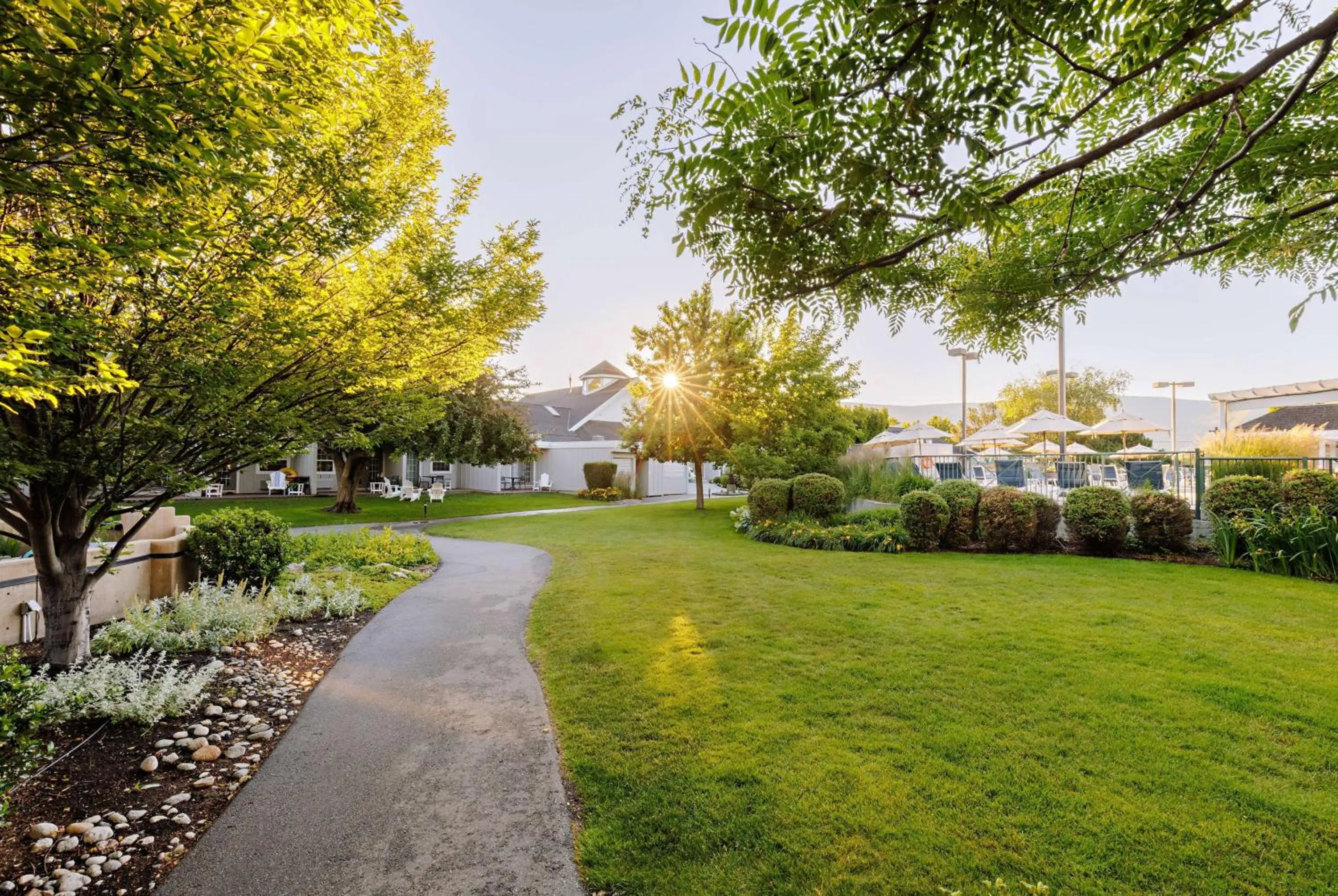 Inner courtyard view in Balcomo, a Ramada by Wyndham