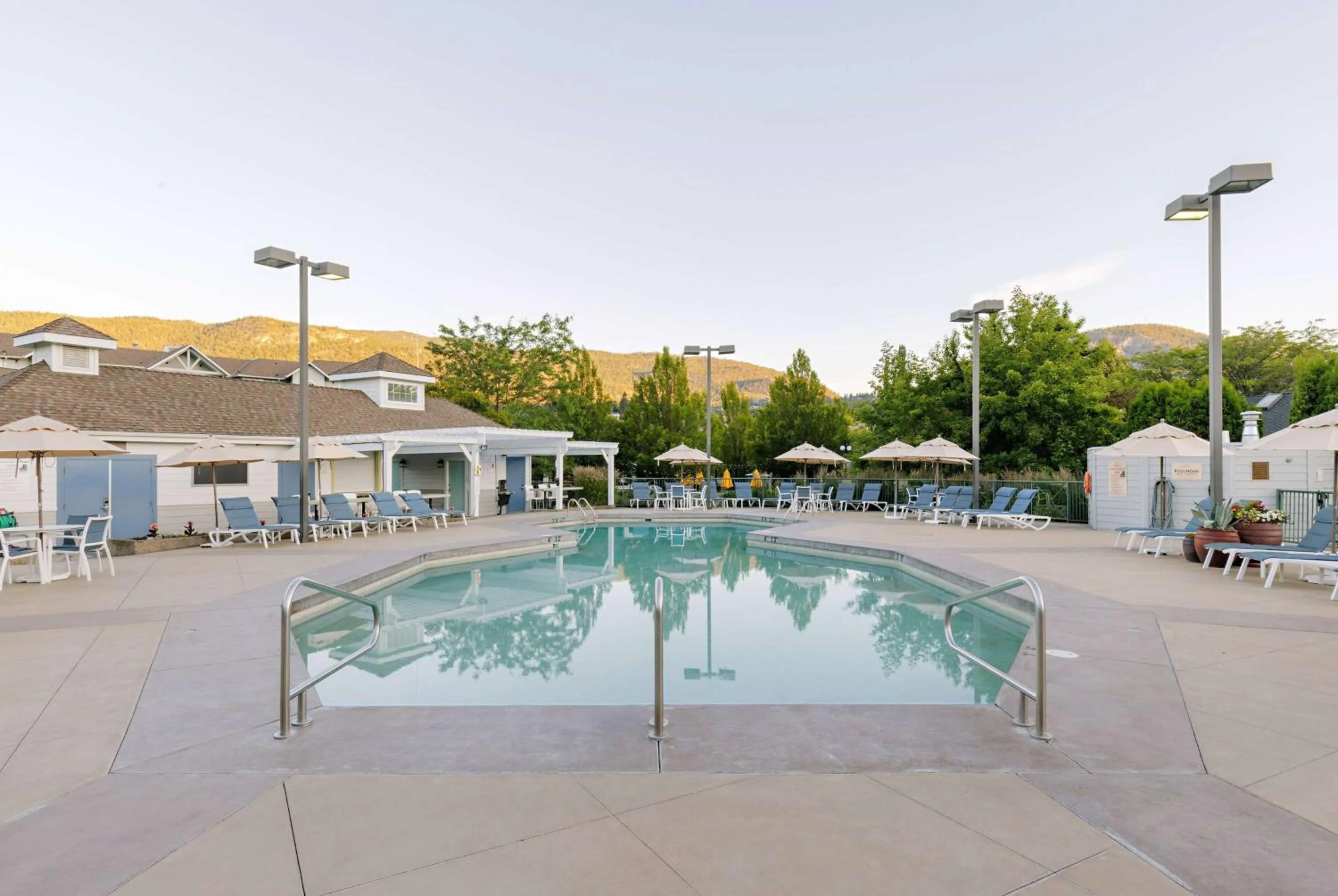 Pool view in Balcomo, a Ramada by Wyndham