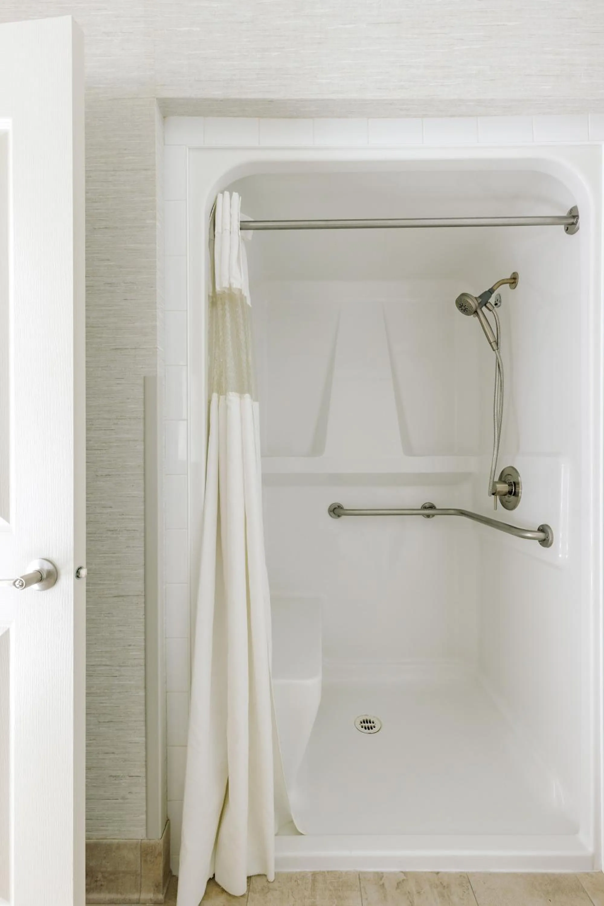 Shower in Balcomo, a Ramada by Wyndham