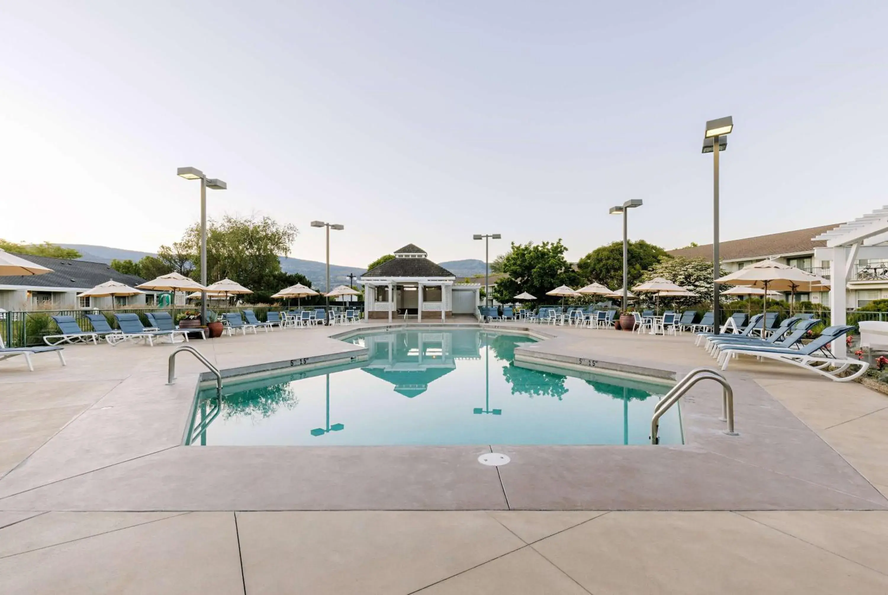 Pool view in Balcomo, a Ramada by Wyndham Pool view in Balcomo, a Ramada by Wyndham