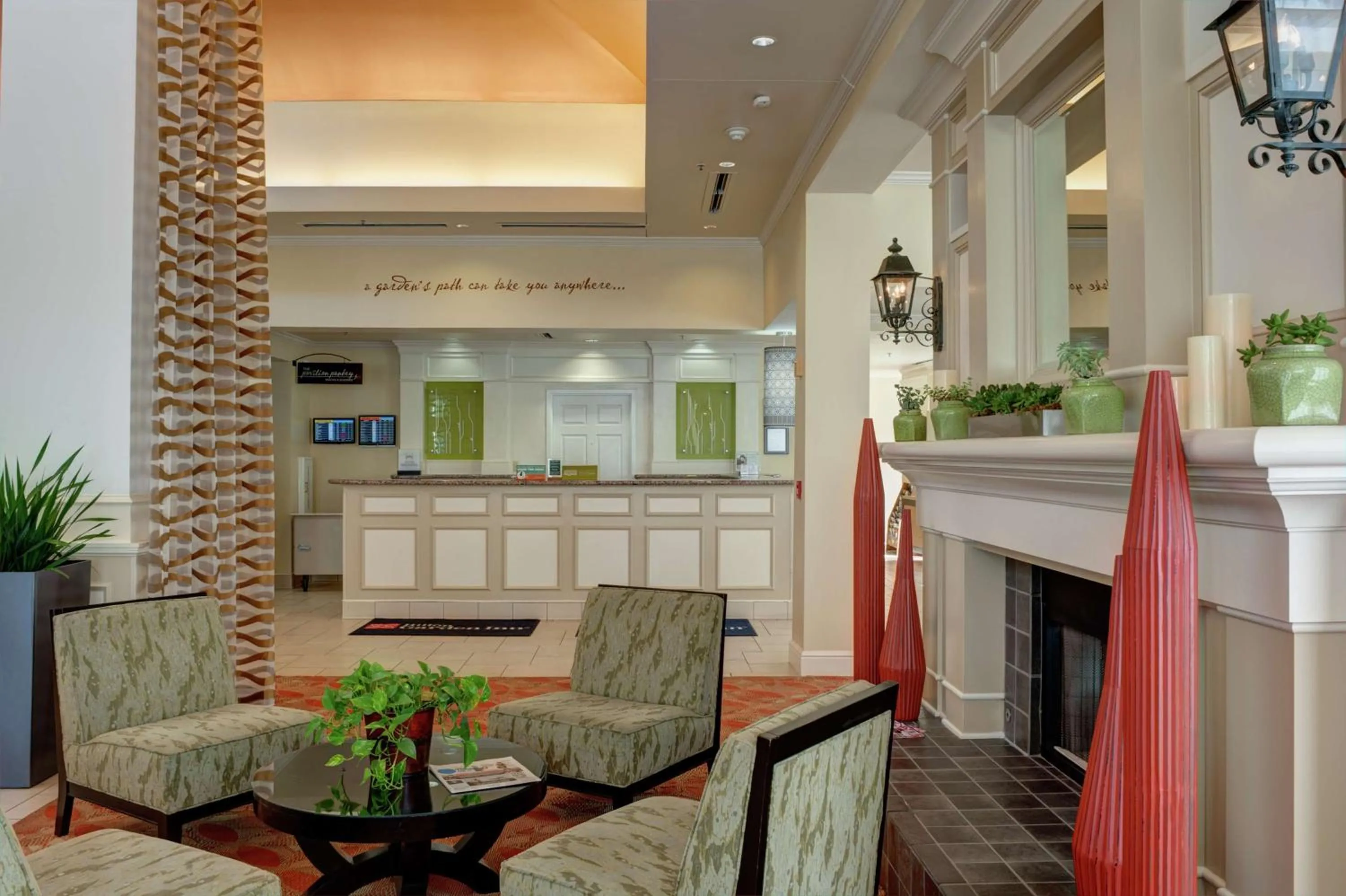 Lobby or reception in Hilton Garden Inn Tulsa Airport