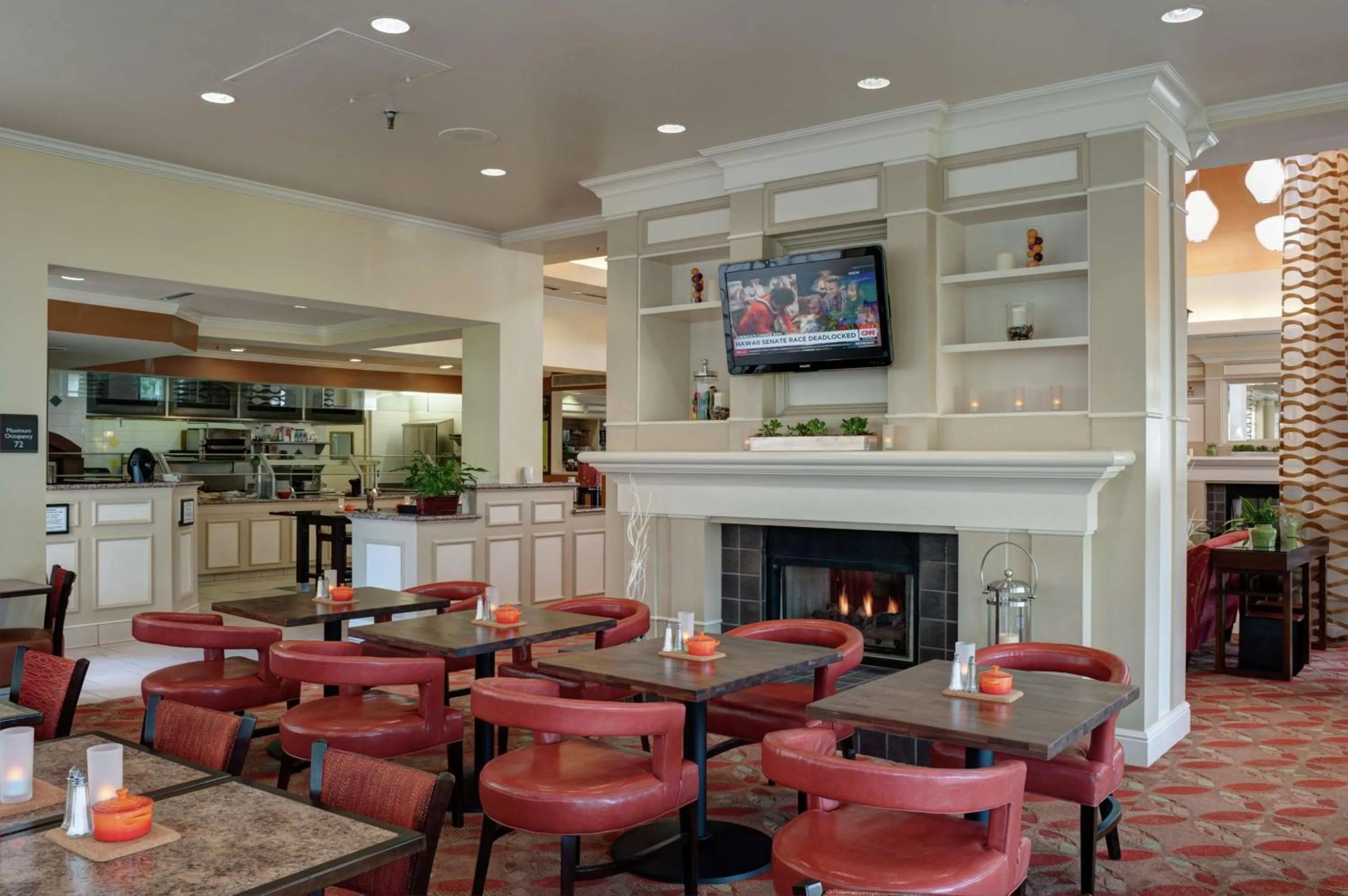 Lobby or reception in Hilton Garden Inn Tulsa Airport