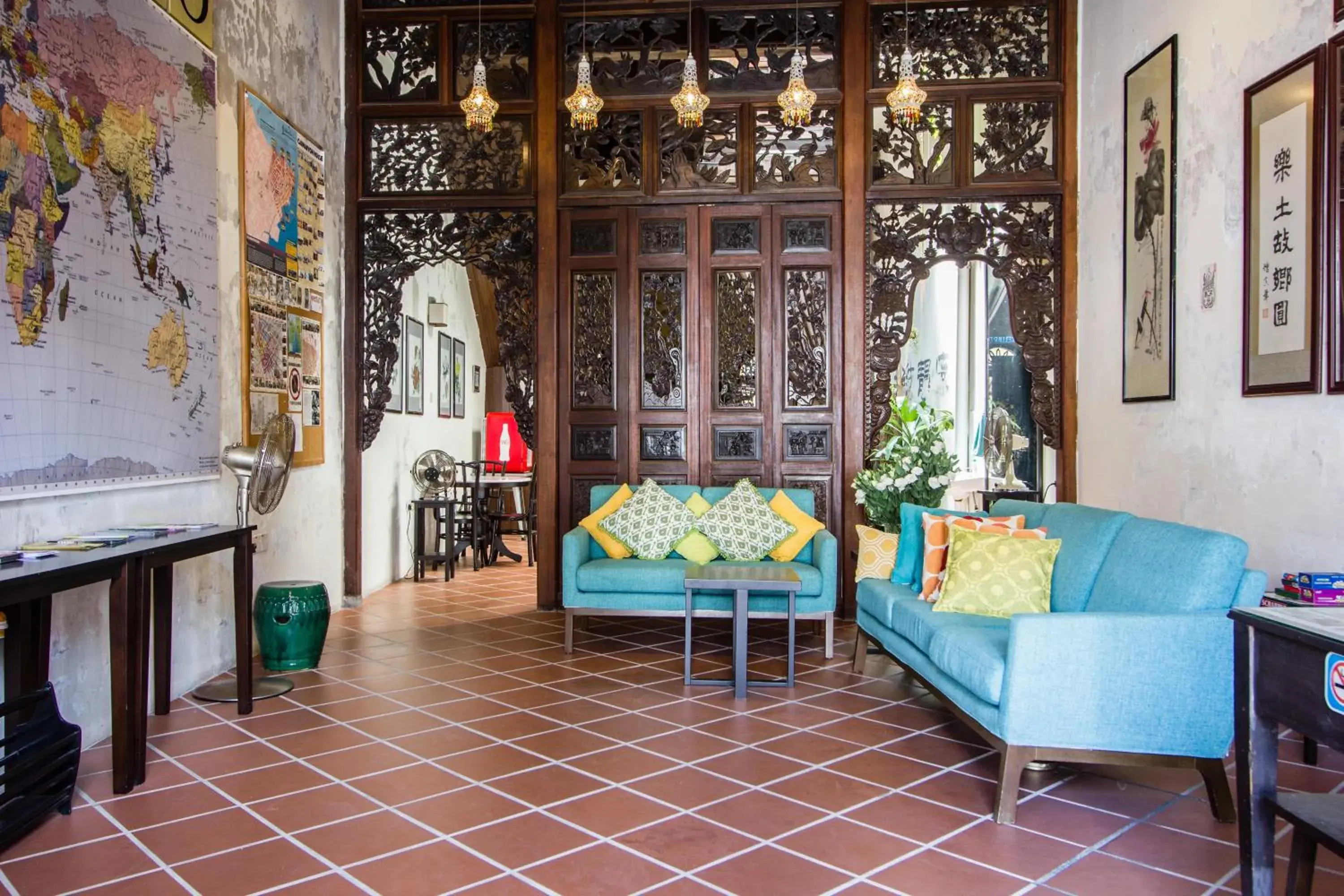 Lobby or reception in Carnarvon House Lobby or reception in Carnarvon House