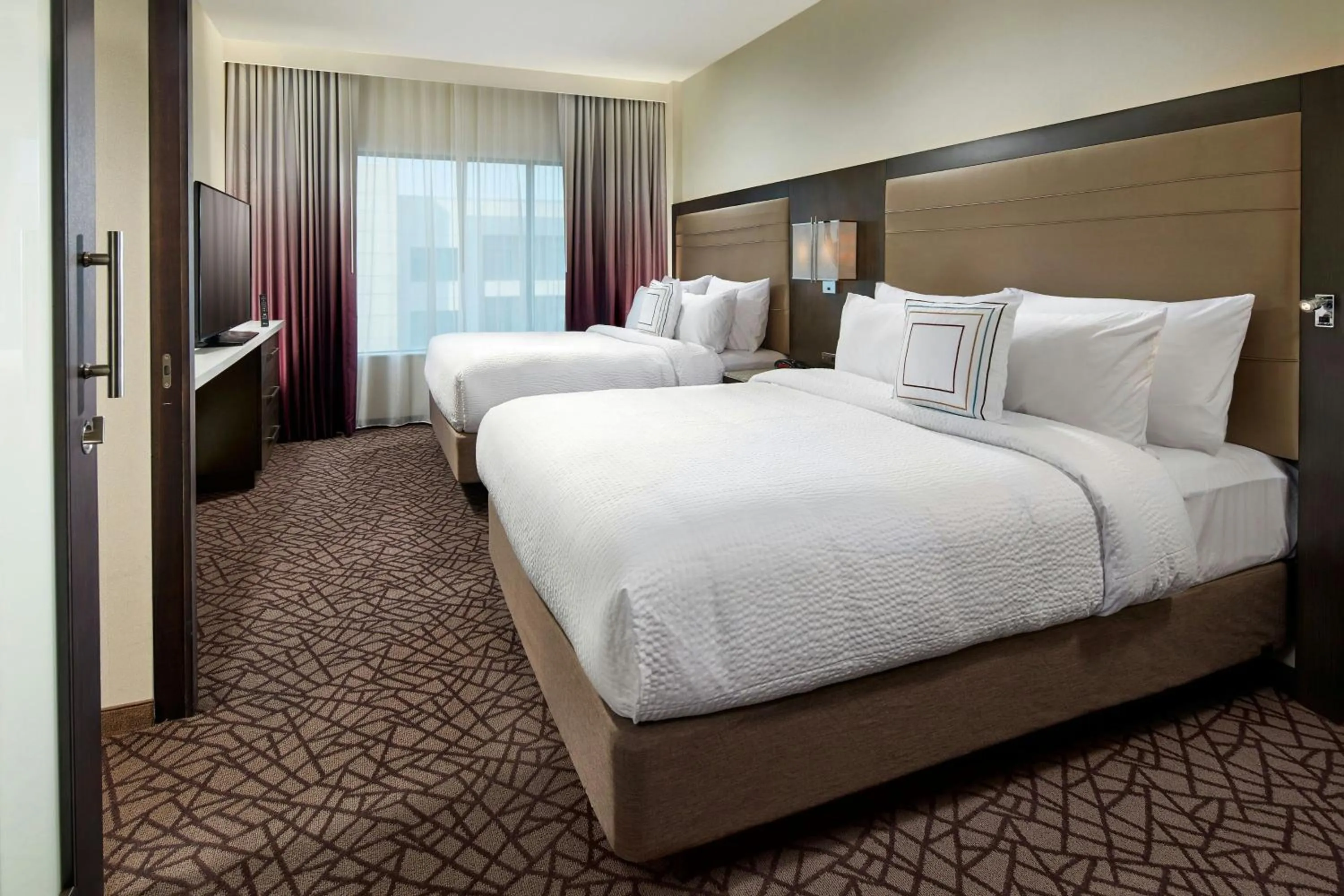 Living room, Bed in Residence Inn by Marriott at Anaheim Resort/Convention Center