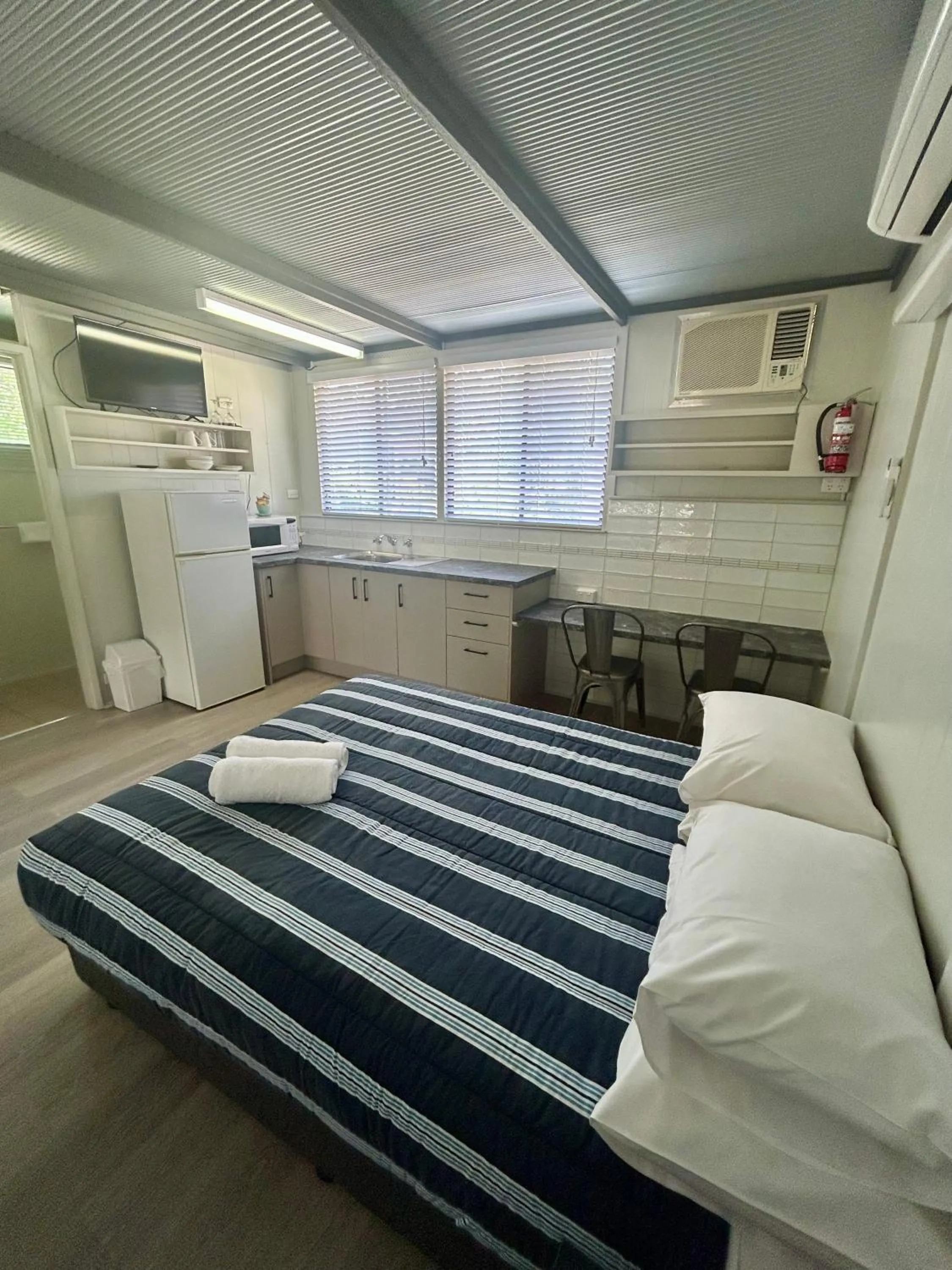 Bed in River Bend Caravan Park