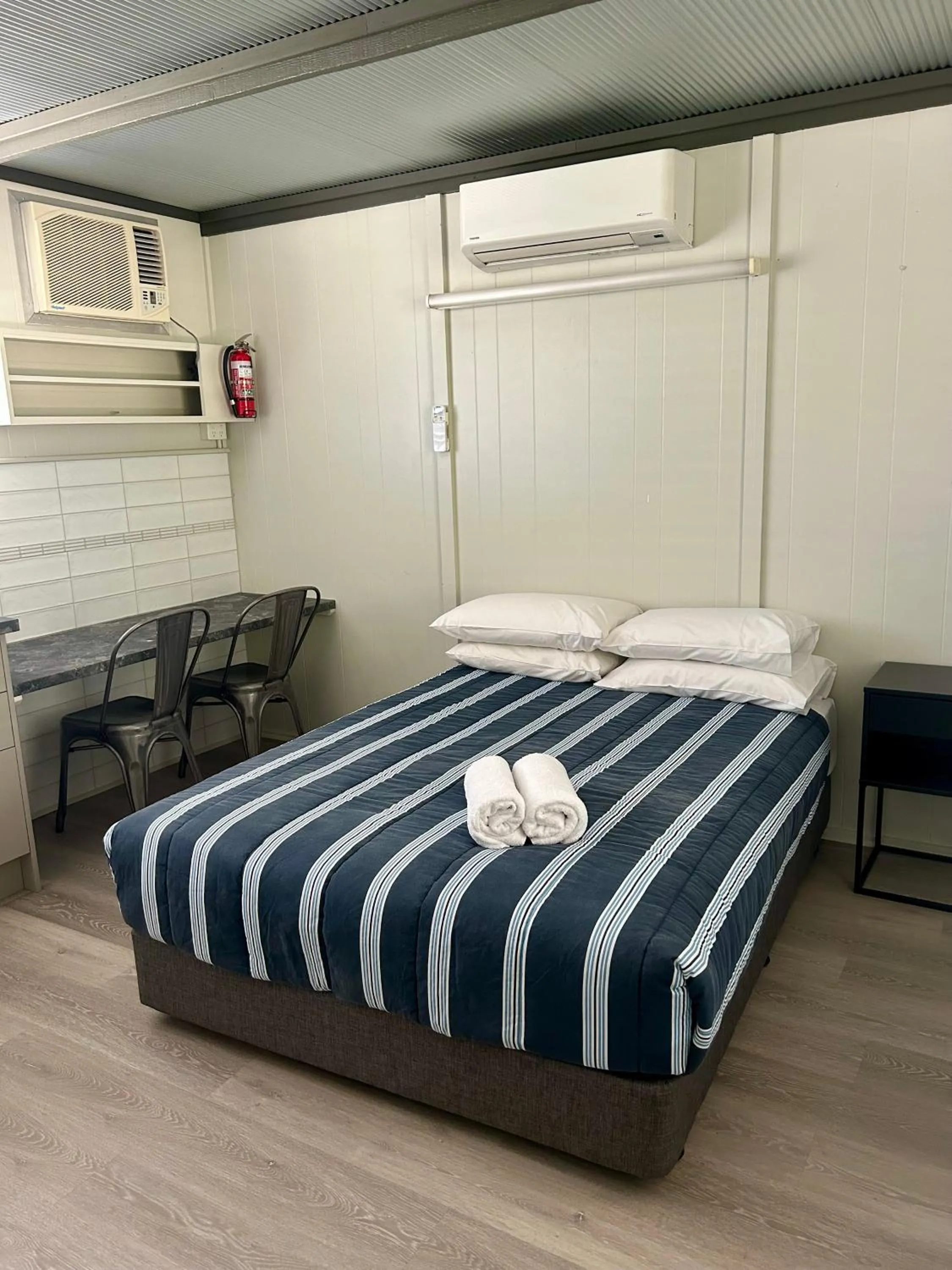Bed in River Bend Caravan Park
