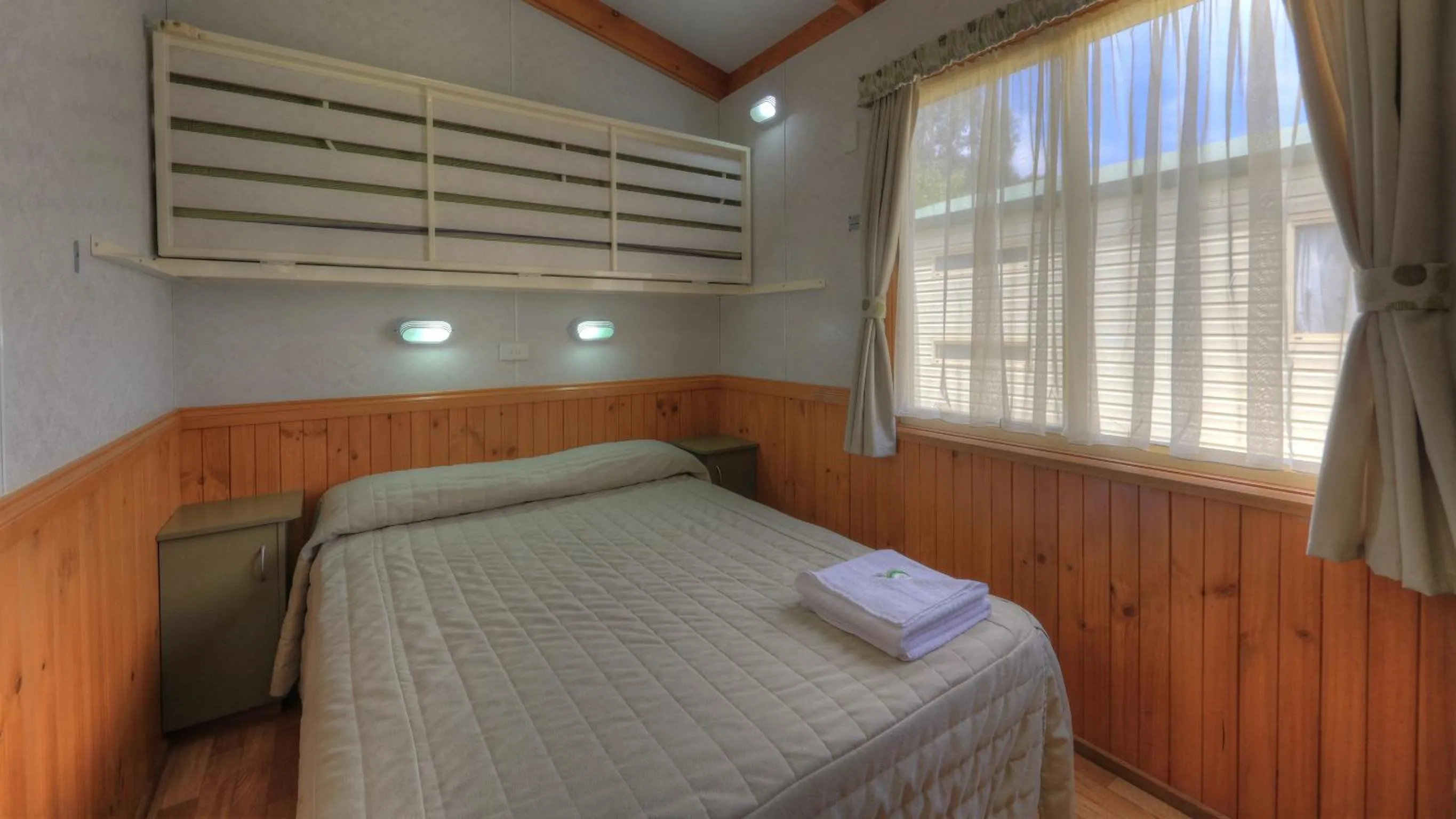 Bed in River Bend Caravan Park