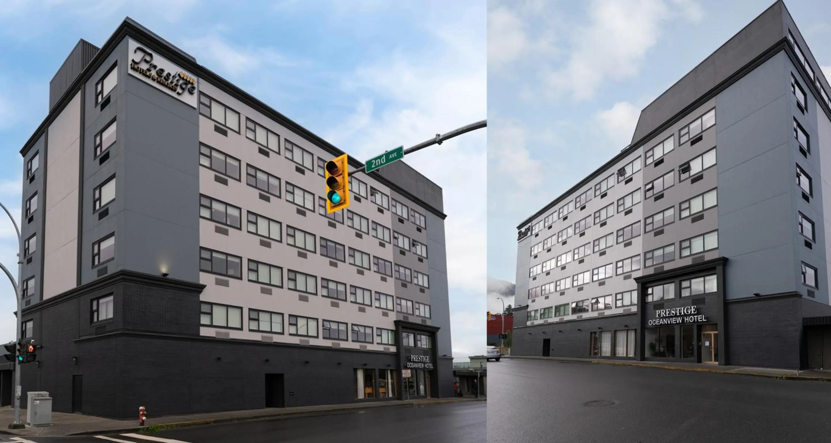 Property building in Prestige Oceanview Hotel Prince Rupert