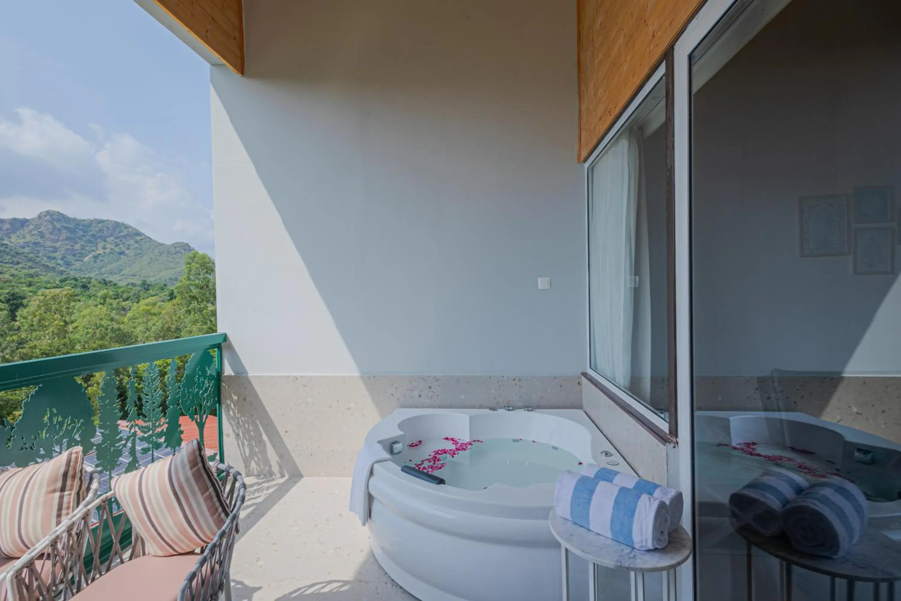 Mountain view in Bamboo Saa Resort & Spa - Udaipur Mountain view in Bamboo Saa Resort & Spa - Udaipur