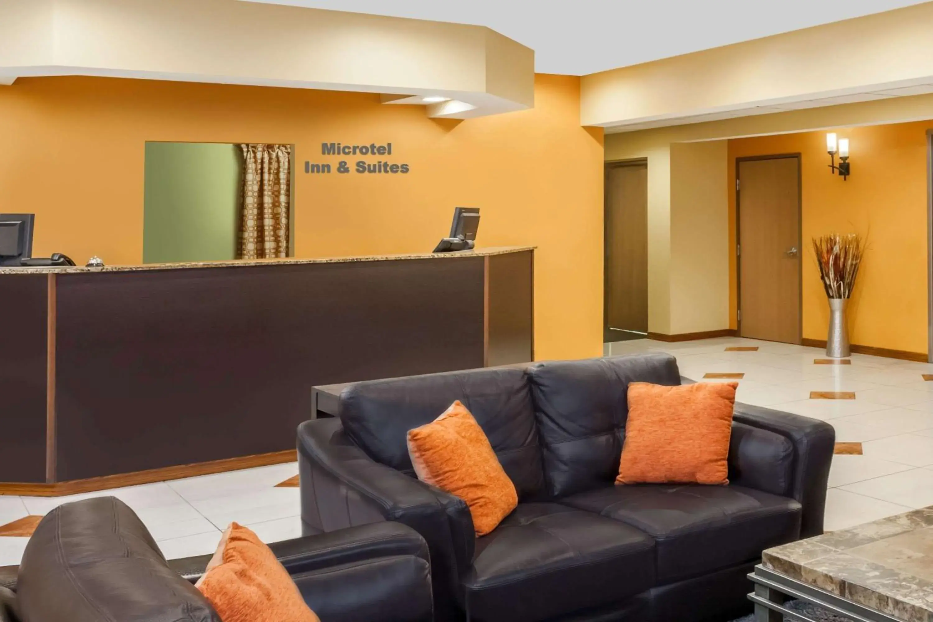 Lobby or reception in Microtel by Wyndham South Bend Notre Dame University Lobby or reception in Microtel by Wyndham South Bend Notre Dame University