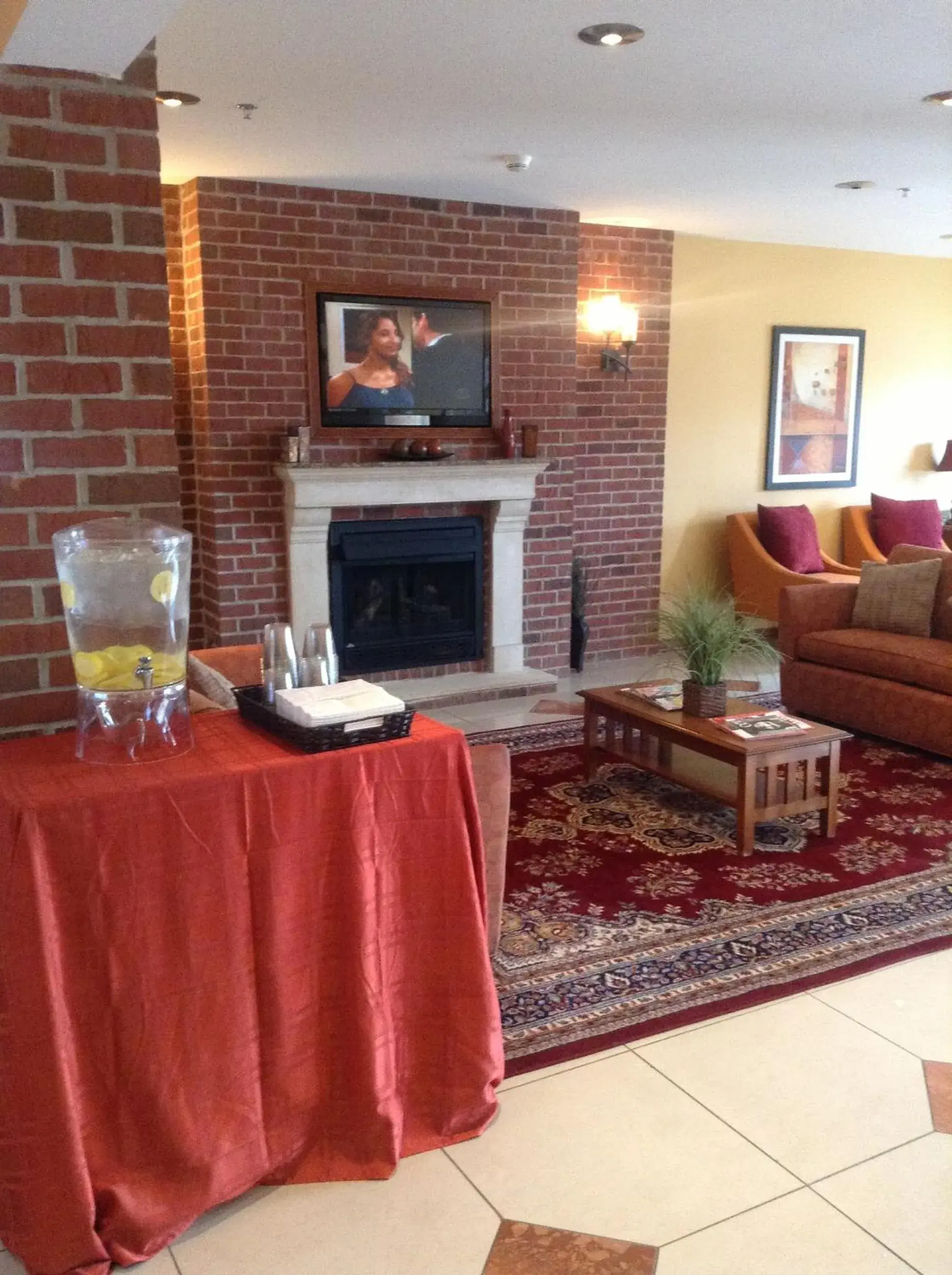 Lobby or reception in Microtel by Wyndham South Bend Notre Dame University Lobby or reception in Microtel by Wyndham South Bend Notre Dame University