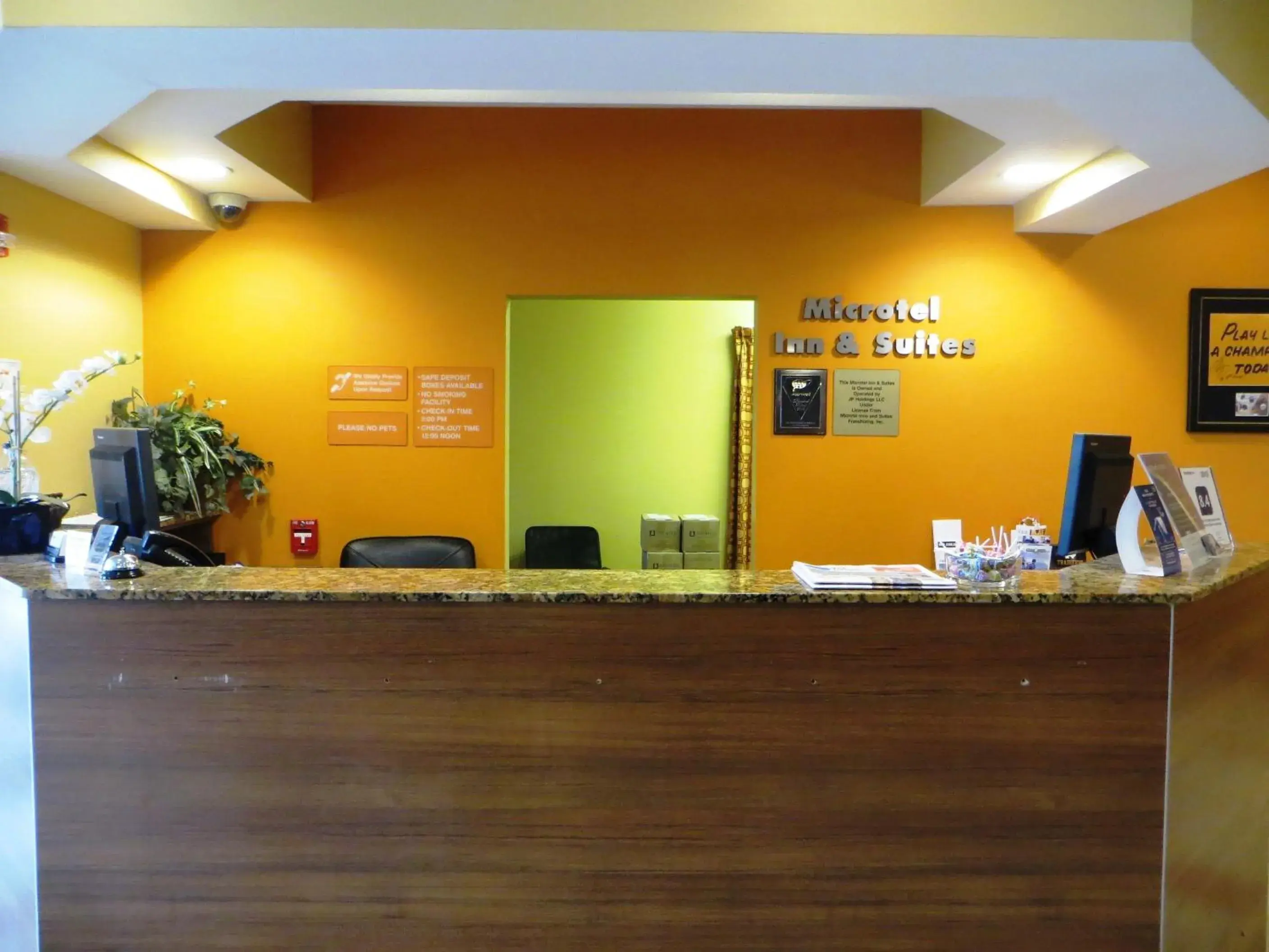 Lobby or reception in Microtel by Wyndham South Bend Notre Dame University Lobby or reception in Microtel by Wyndham South Bend Notre Dame University