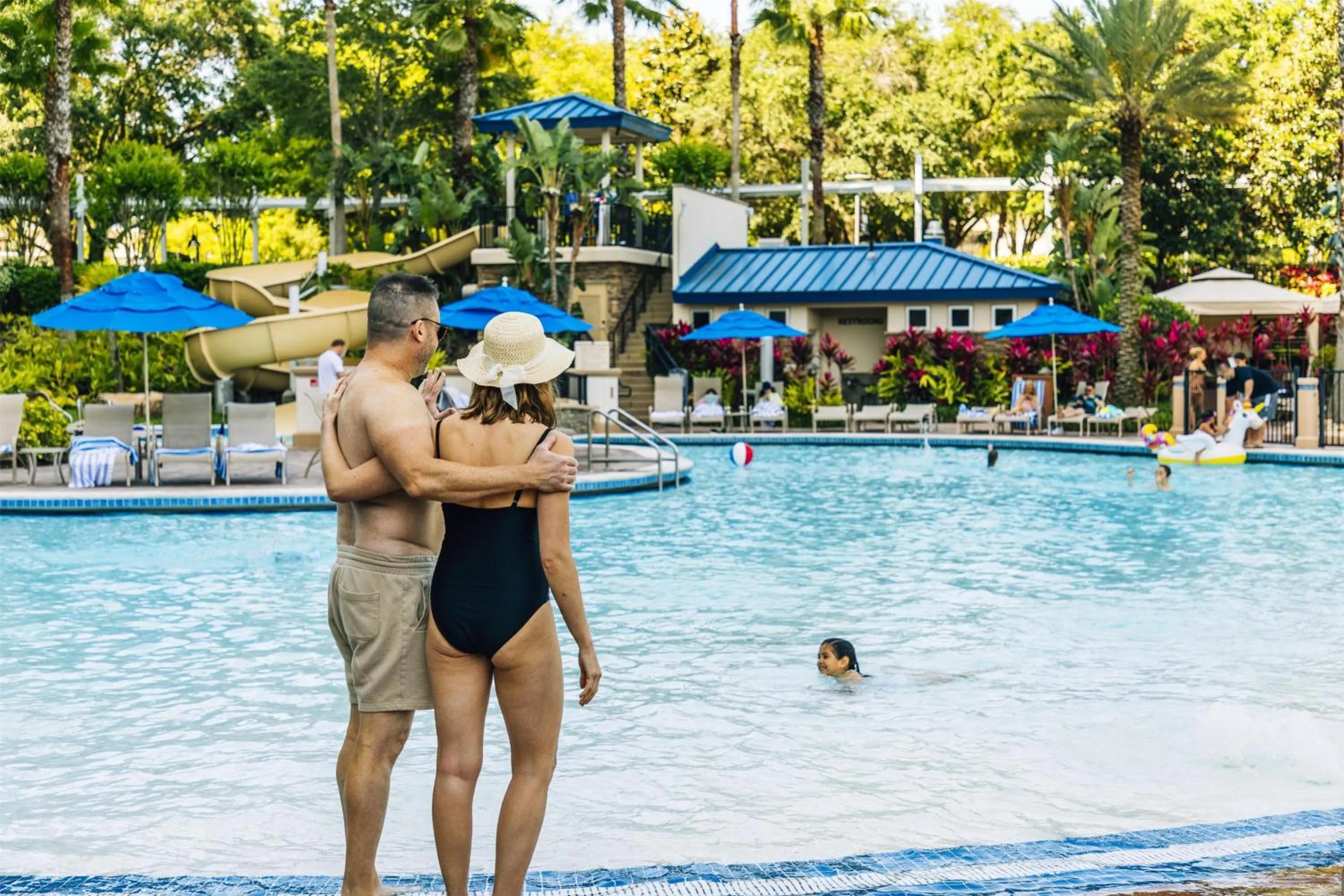 Swimming pool in Hyatt Regency Orlando