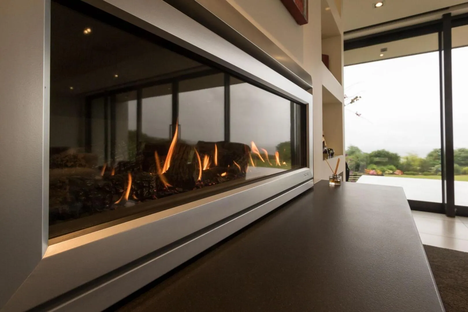 Communal lounge/ TV room in High Leys Lodge