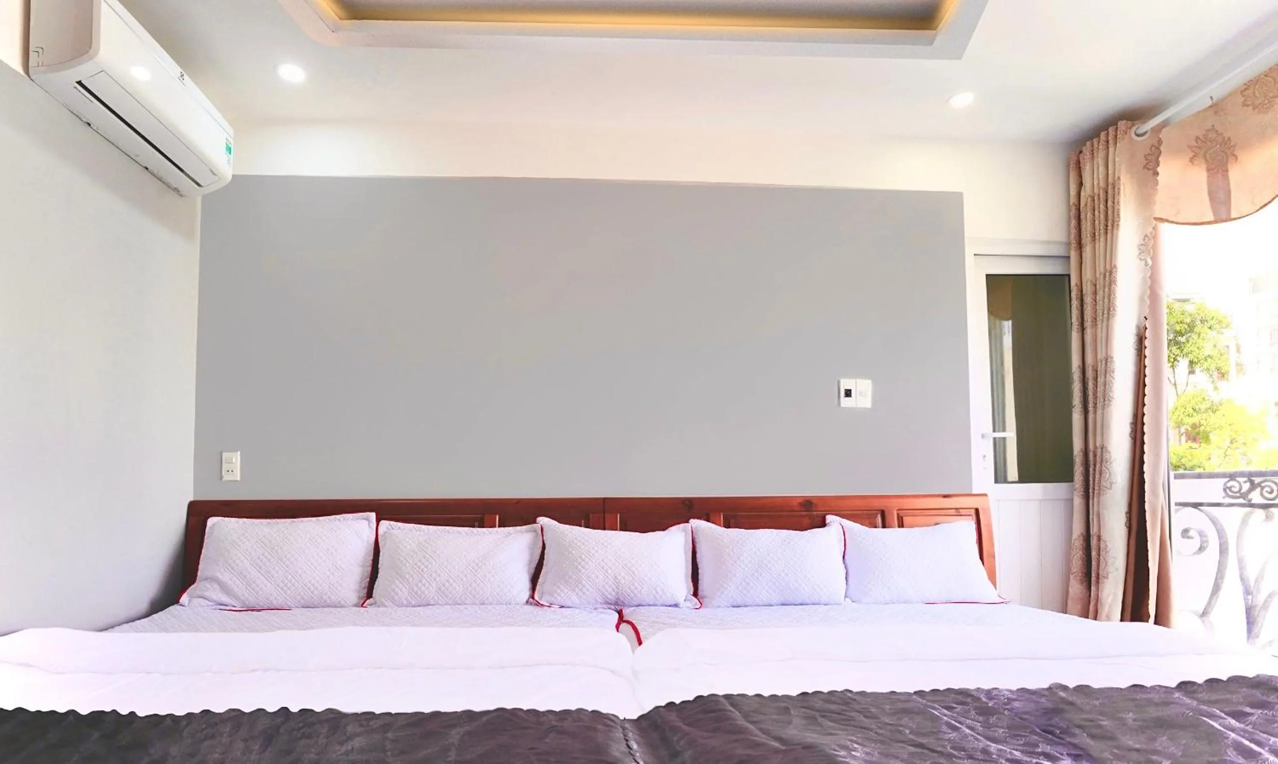 Bed in Hotel Hoàng Thịnh