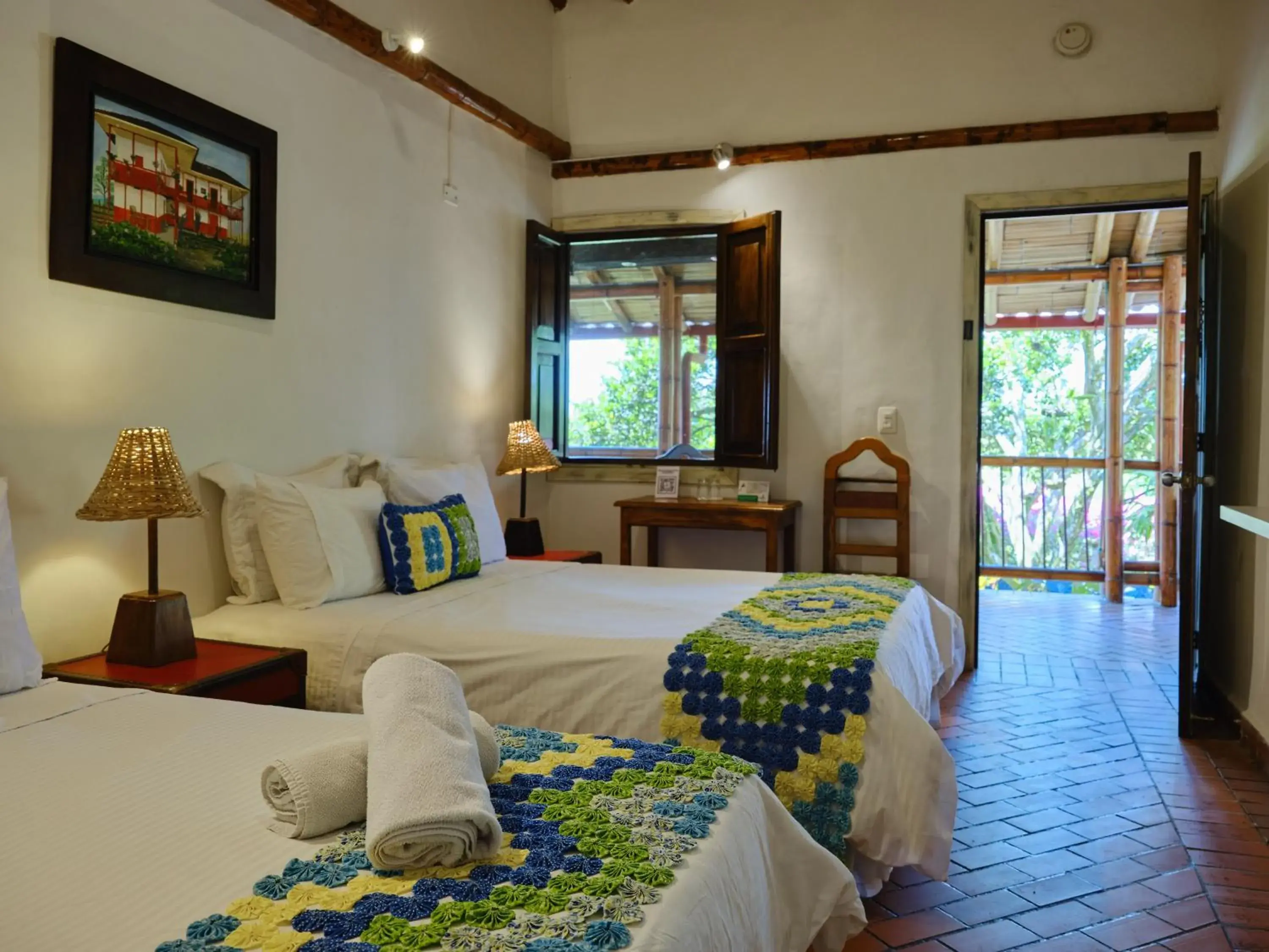 Bedroom, Bed in Hotel Hacienda Combia Bedroom, Bed in Hotel Hacienda Combia