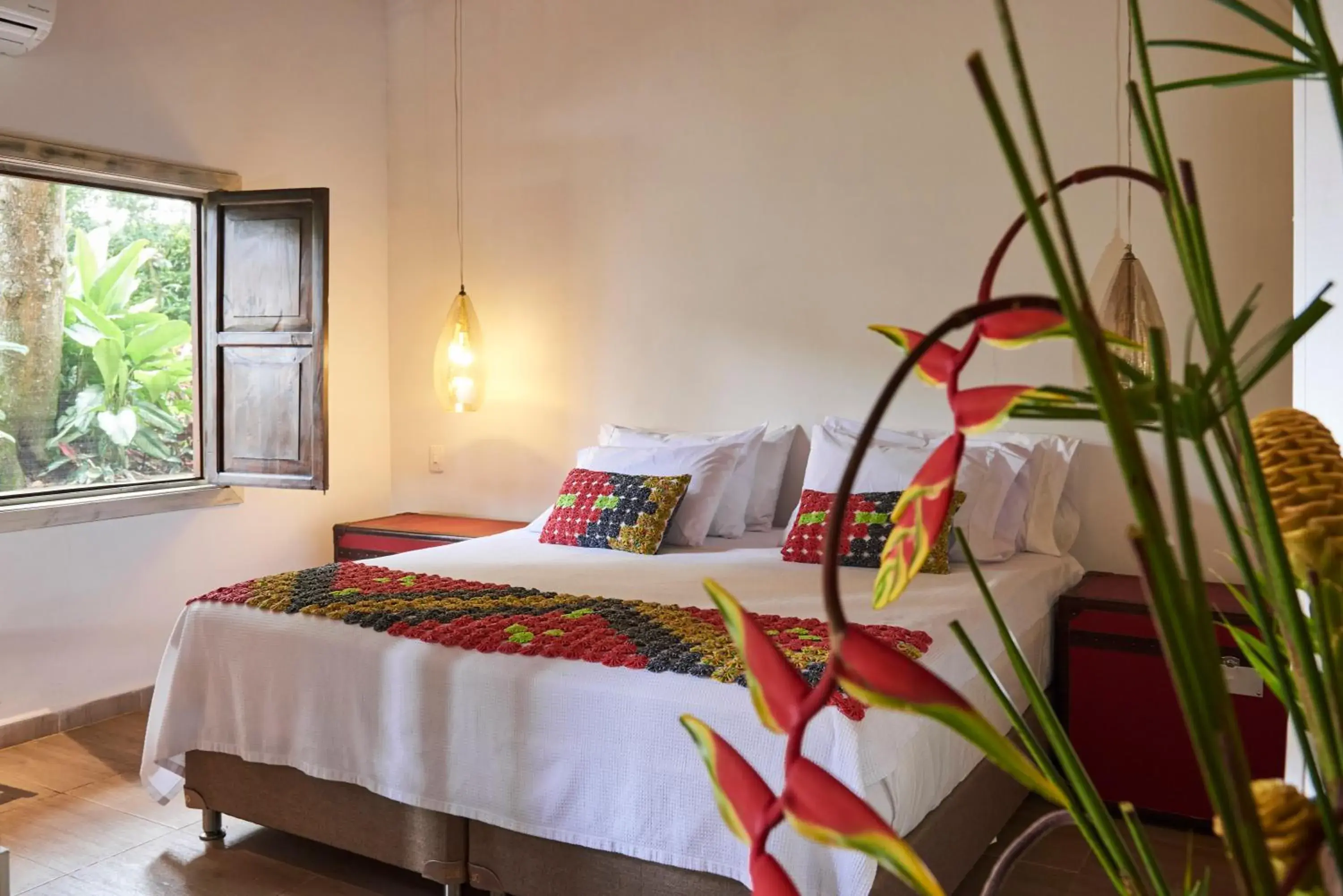 Bed in Hotel Hacienda Combia Bed in Hotel Hacienda Combia